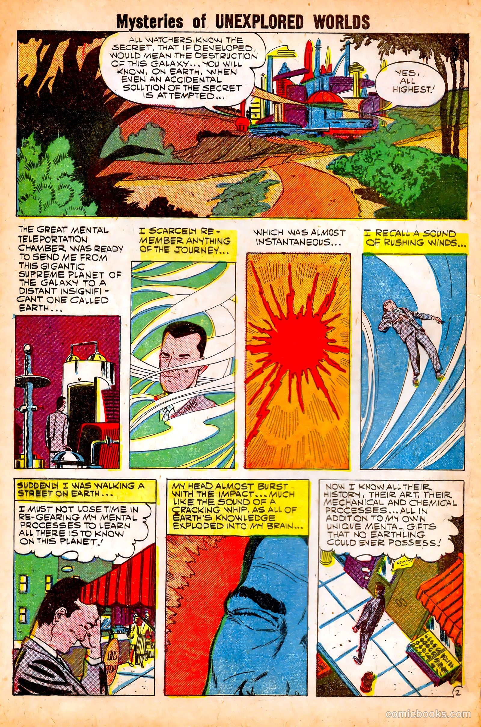 Mysteries of Unexplored Worlds #18 (1960) — page 4 of 36