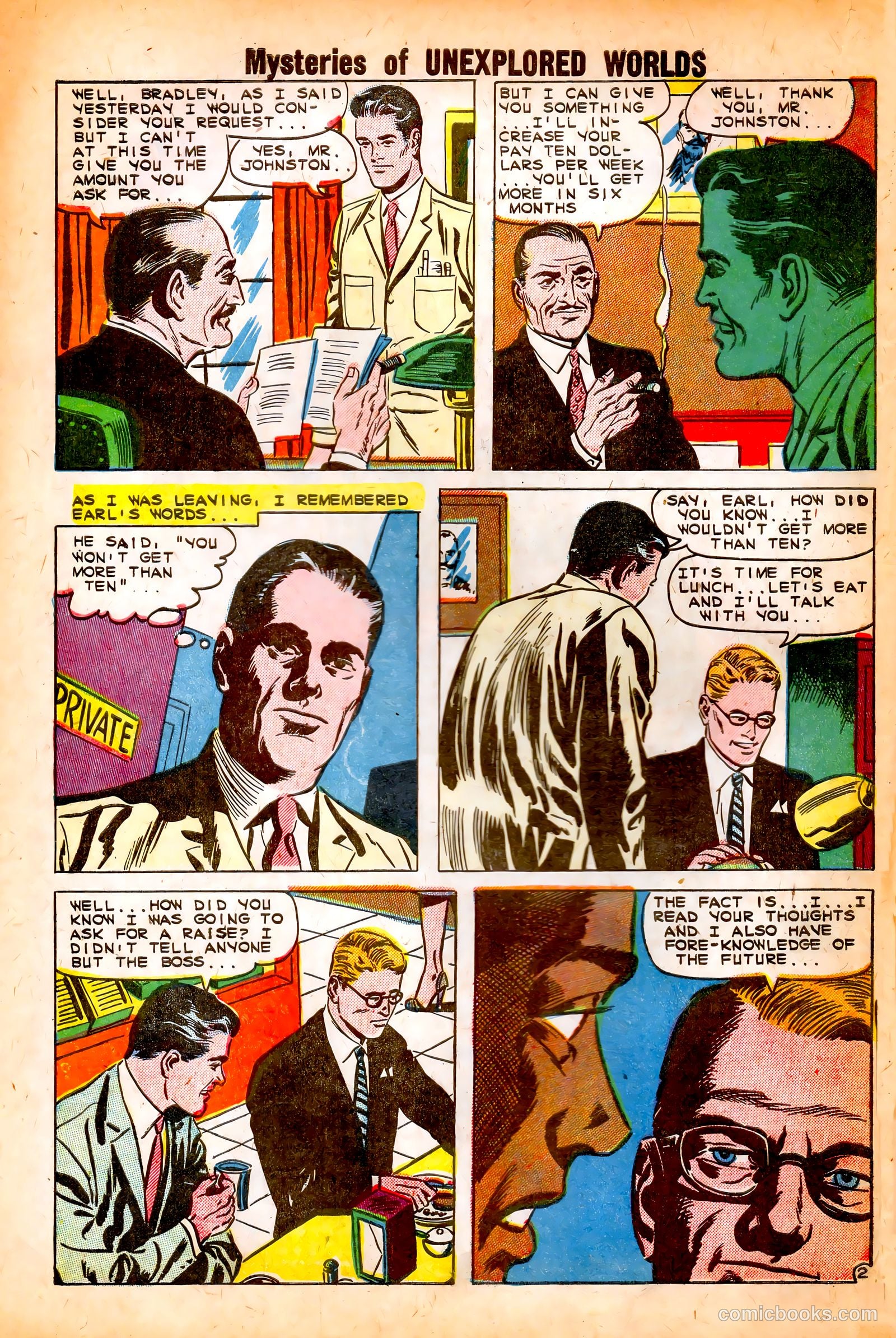 Mysteries of Unexplored Worlds #18 (1960) — page 10 of 36