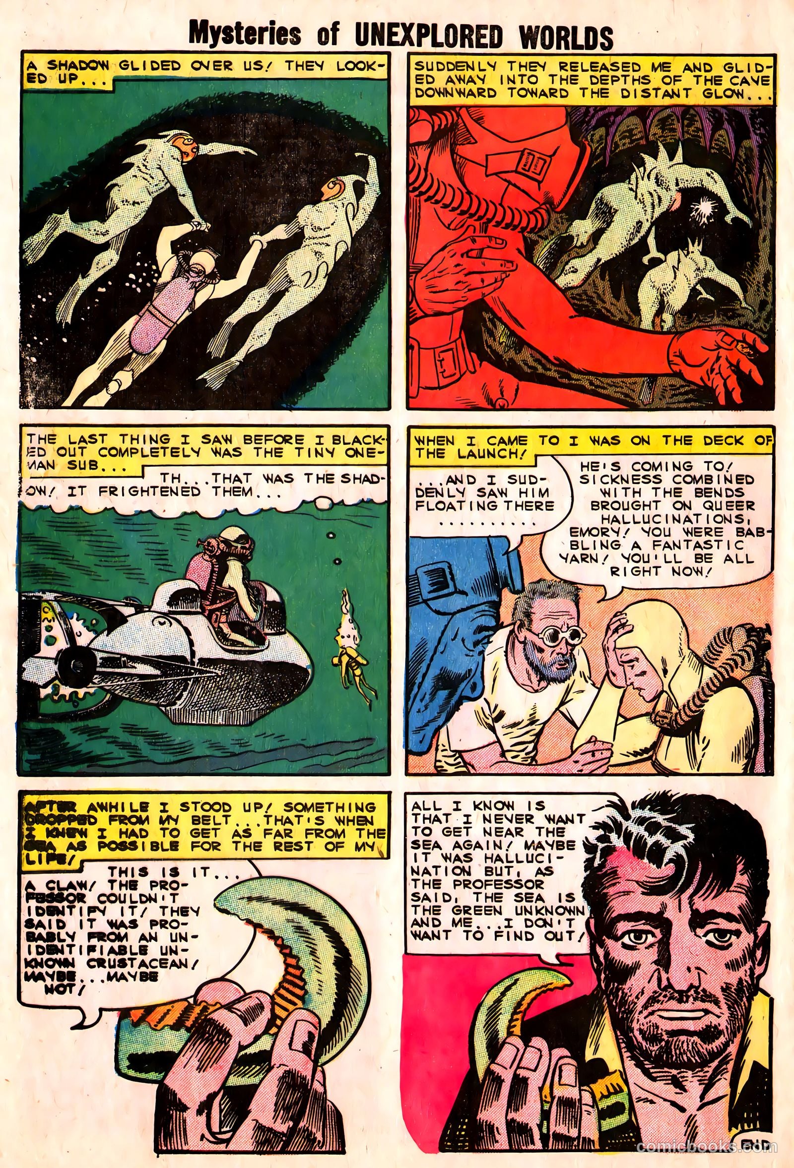 Mysteries of Unexplored Worlds #19 (1960) — page 8 of 36