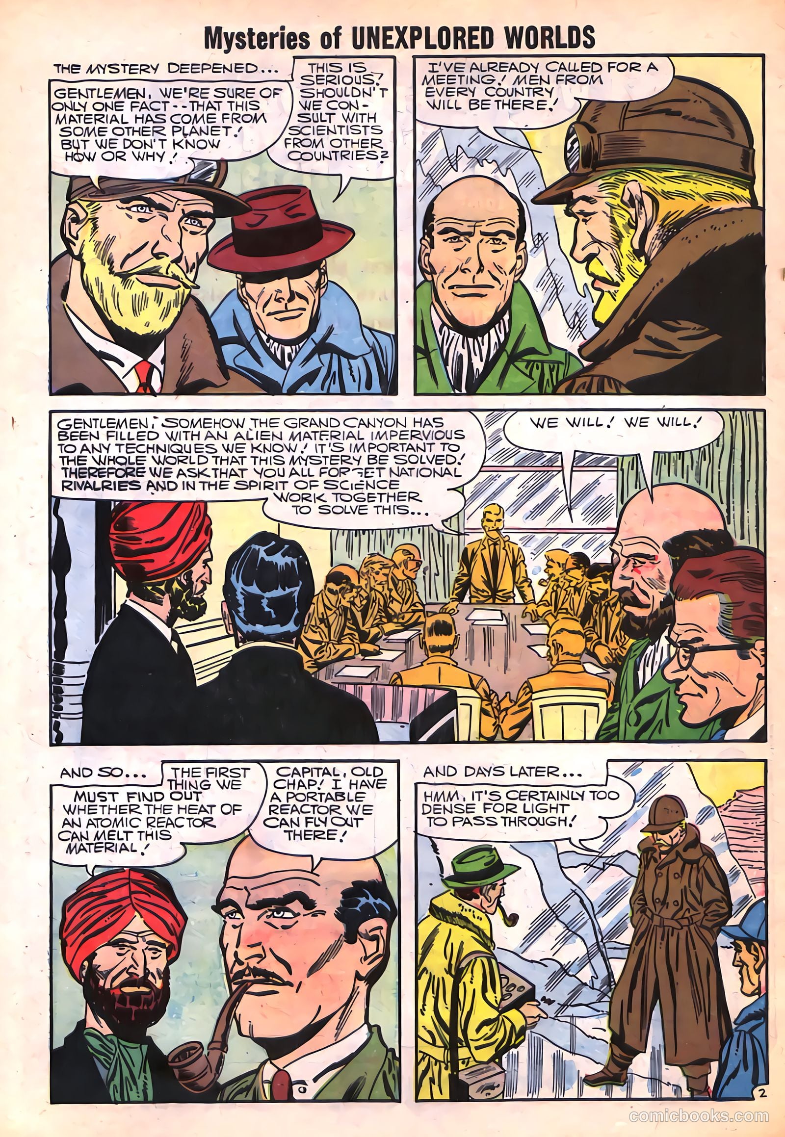 Mysteries of Unexplored Worlds #2 (1957) — page 16 of 36