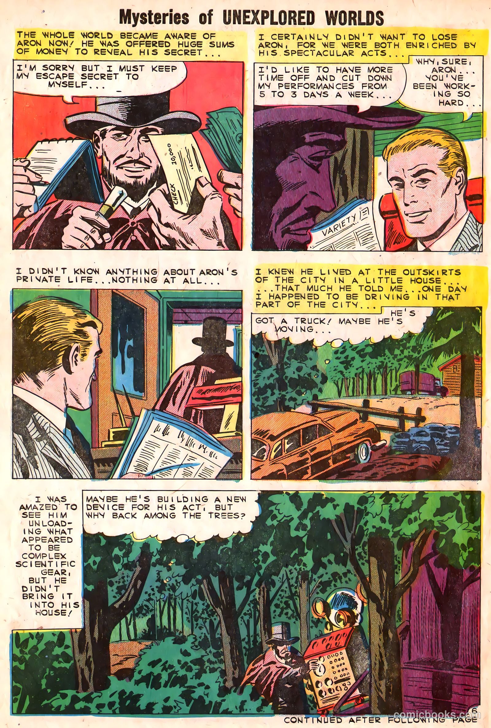 Mysteries of Unexplored Worlds #21 (1960) — page 30 of 37