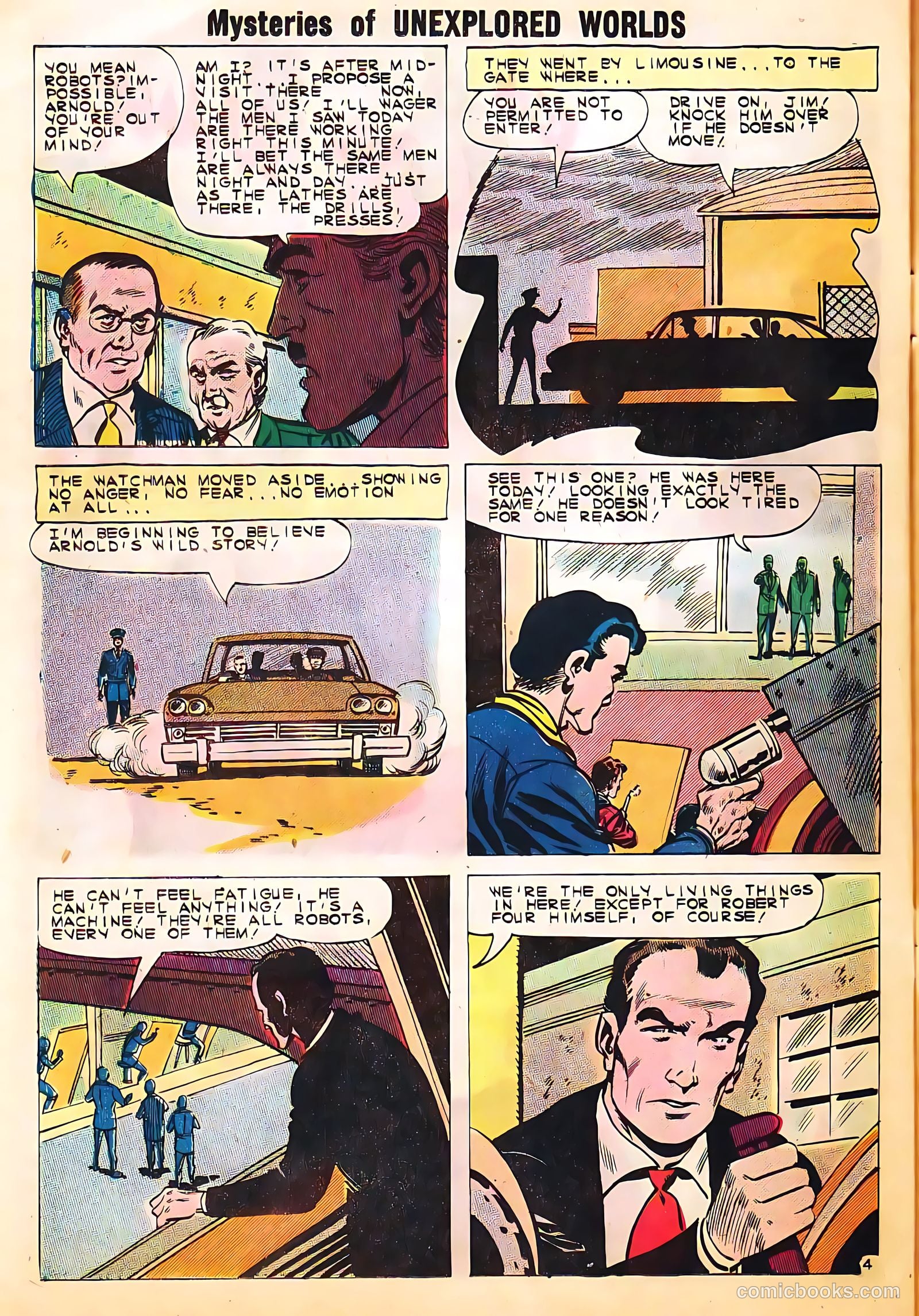 Mysteries of Unexplored Worlds #26 (1961) — page 24 of 36