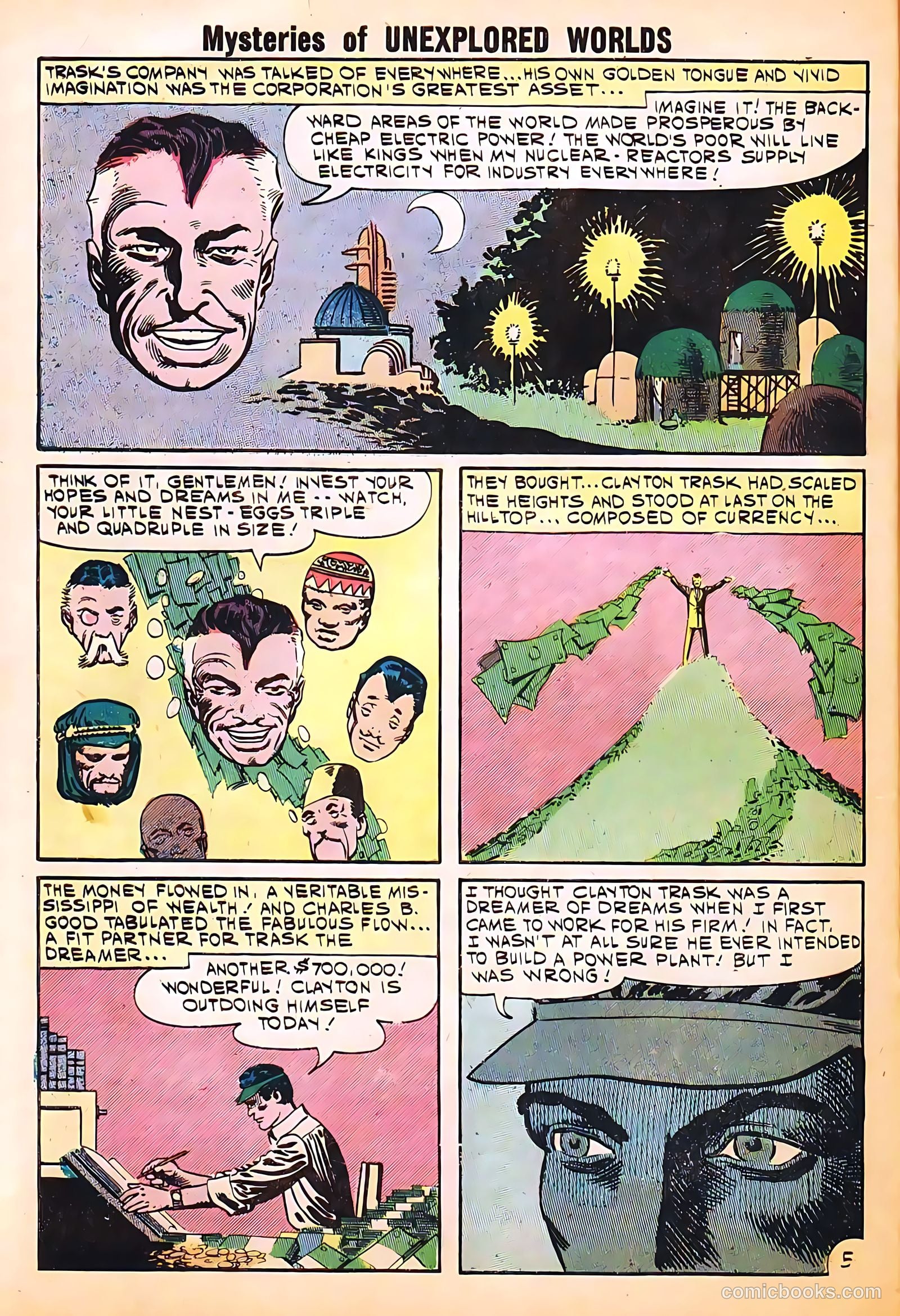 Mysteries of Unexplored Worlds #26 (1961) — page 32 of 36