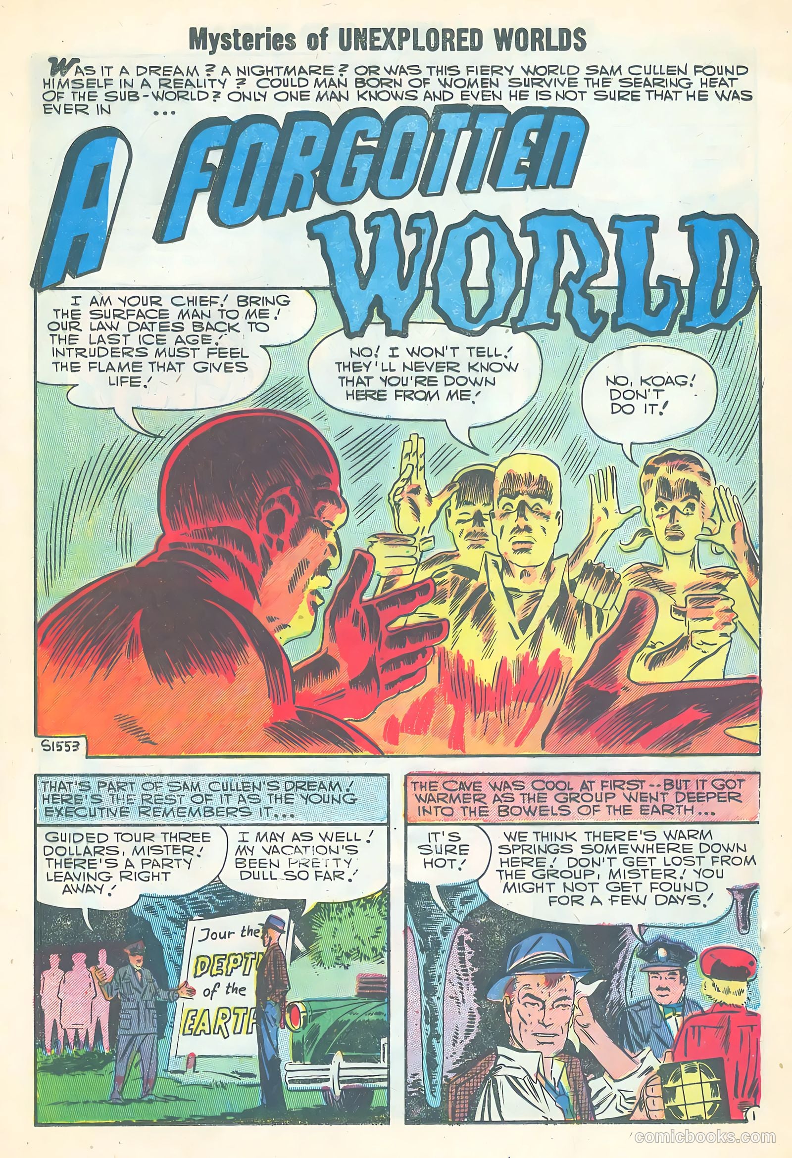 Mysteries of Unexplored Worlds #3 (1957) — page 13 of 36