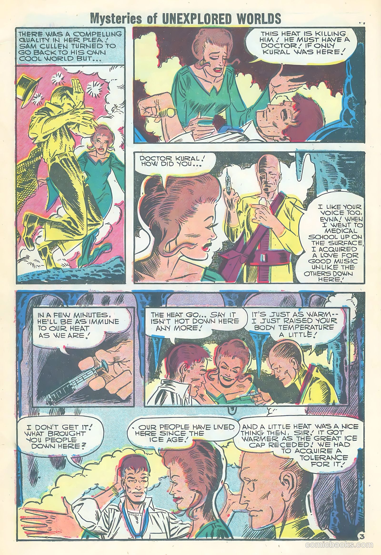 Mysteries of Unexplored Worlds #3 (1957) — page 16 of 36