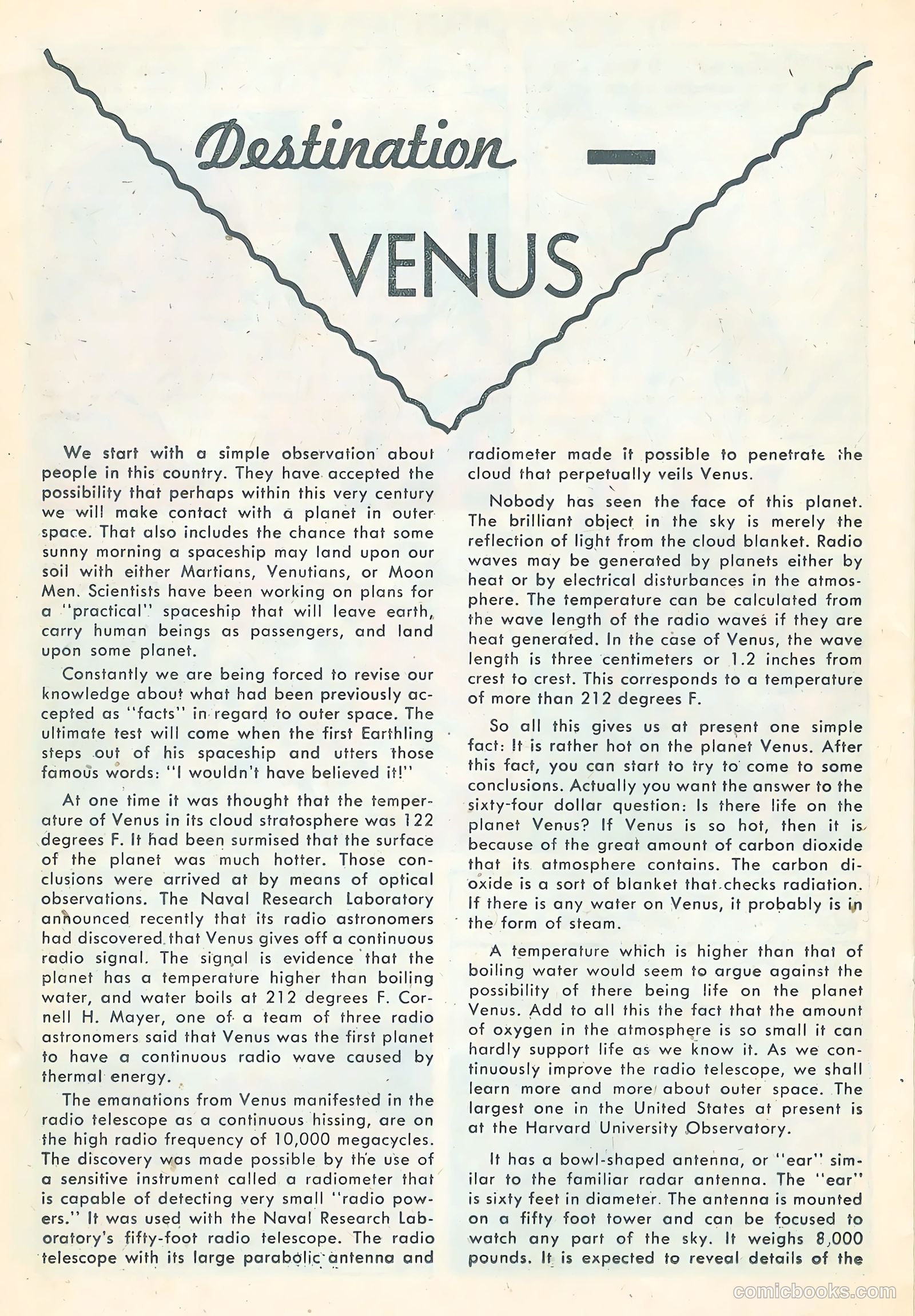 Mysteries of Unexplored Worlds #3 (1957) — page 20 of 36