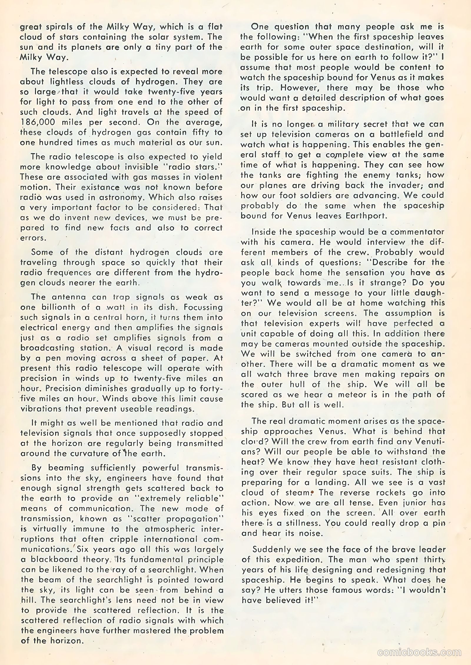 Mysteries of Unexplored Worlds #3 (1957) — page 21 of 36