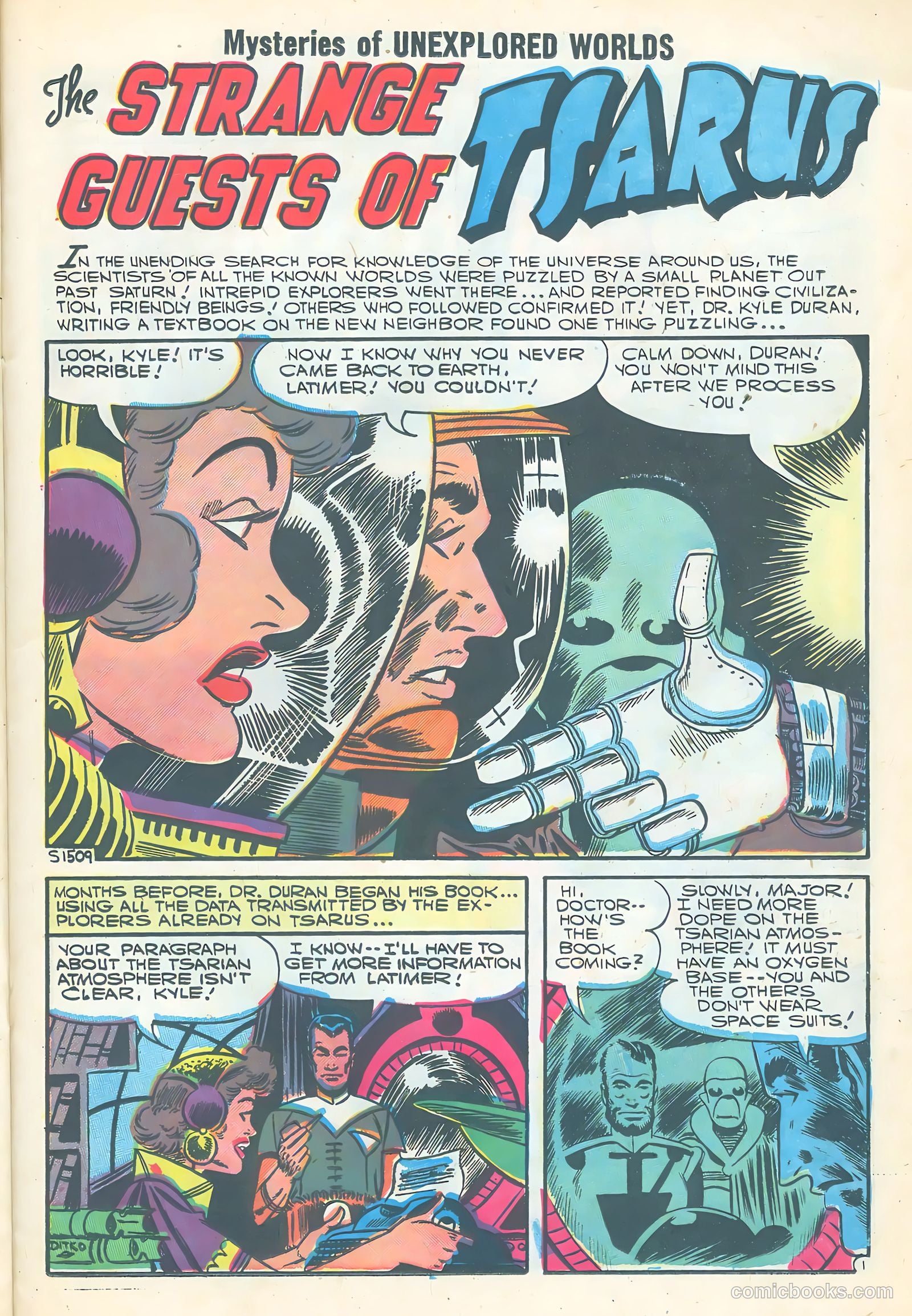Mysteries of Unexplored Worlds #3 (1957) — page 23 of 36