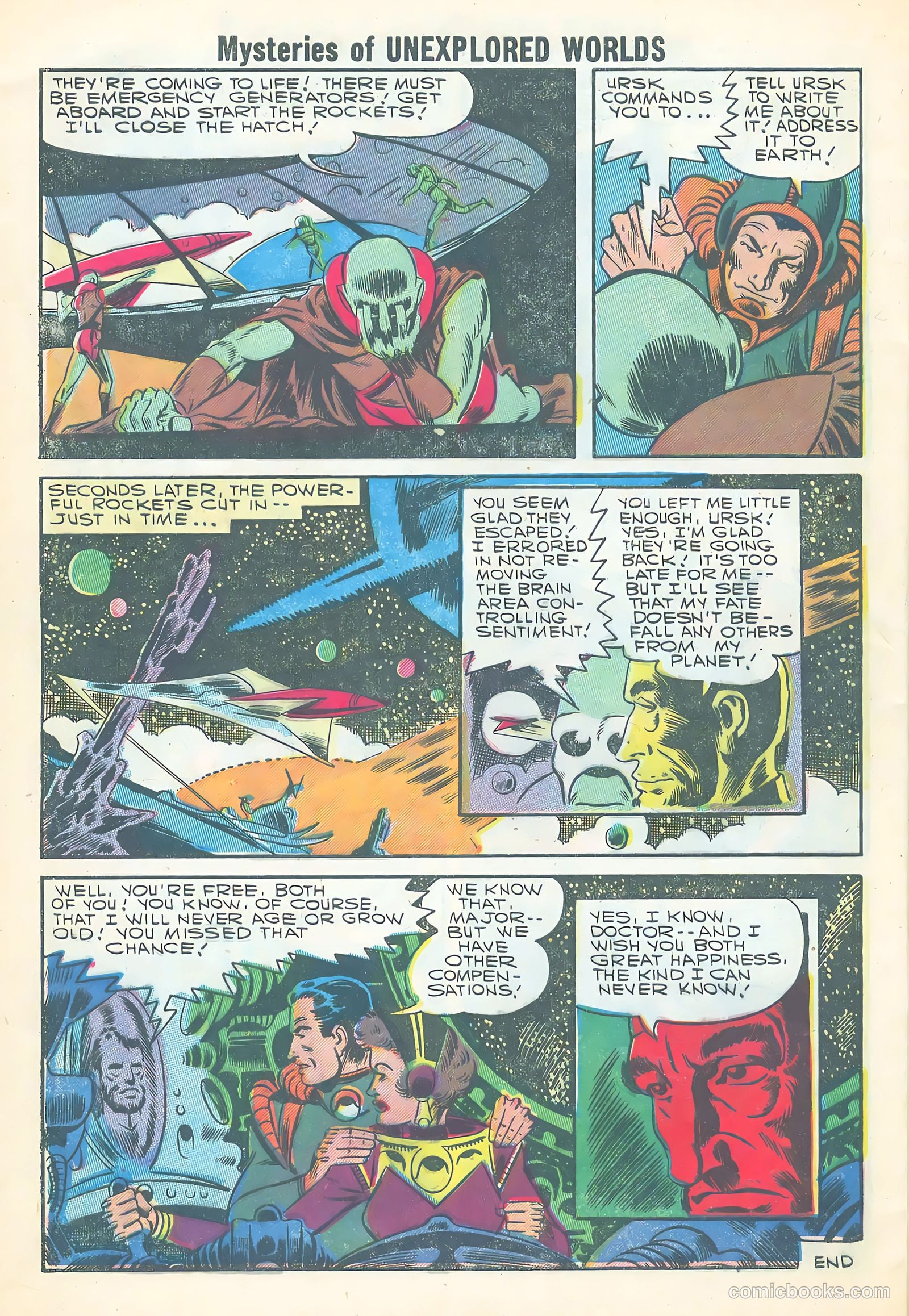 Mysteries of Unexplored Worlds #3 (1957) — page 28 of 36