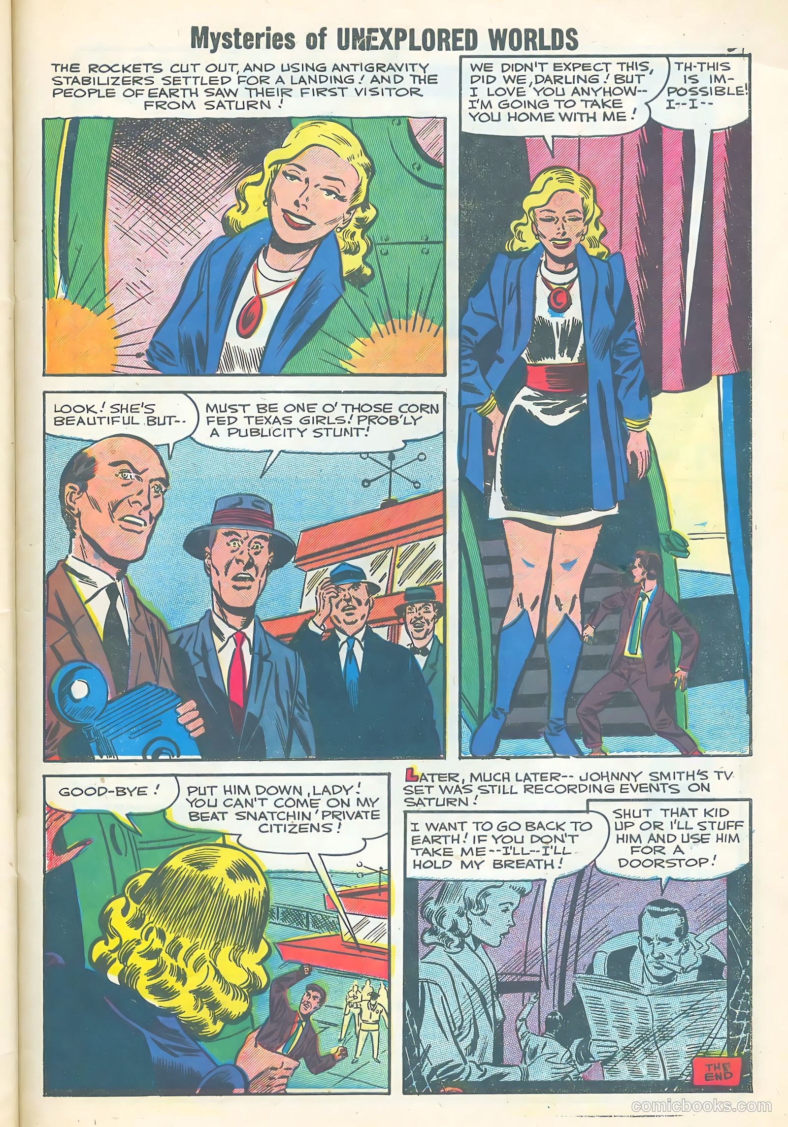 Mysteries of Unexplored Worlds #3 (1957) — page 33 of 36