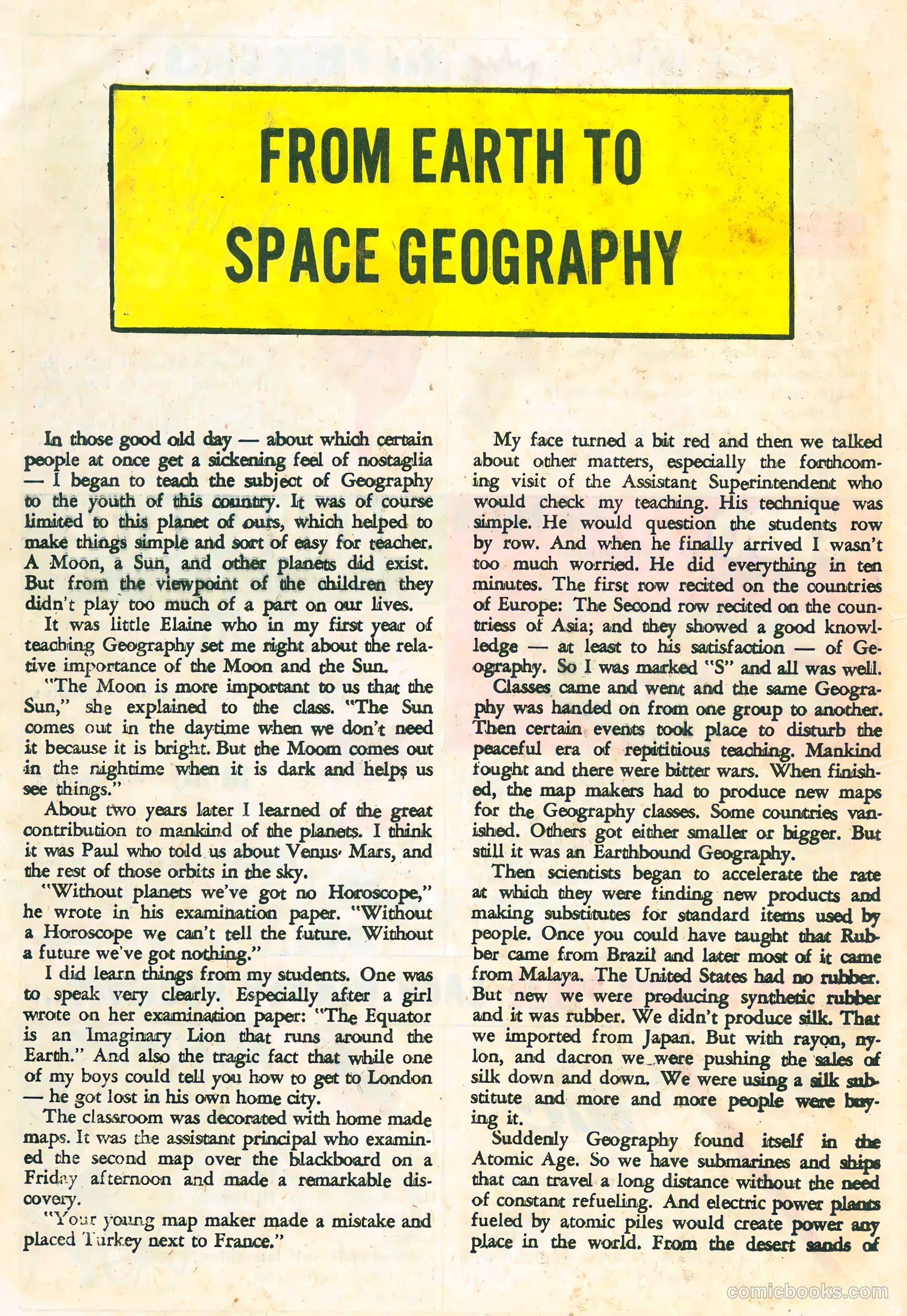 Mysteries of Unexplored Worlds #34 (1963) — page 20 of 36