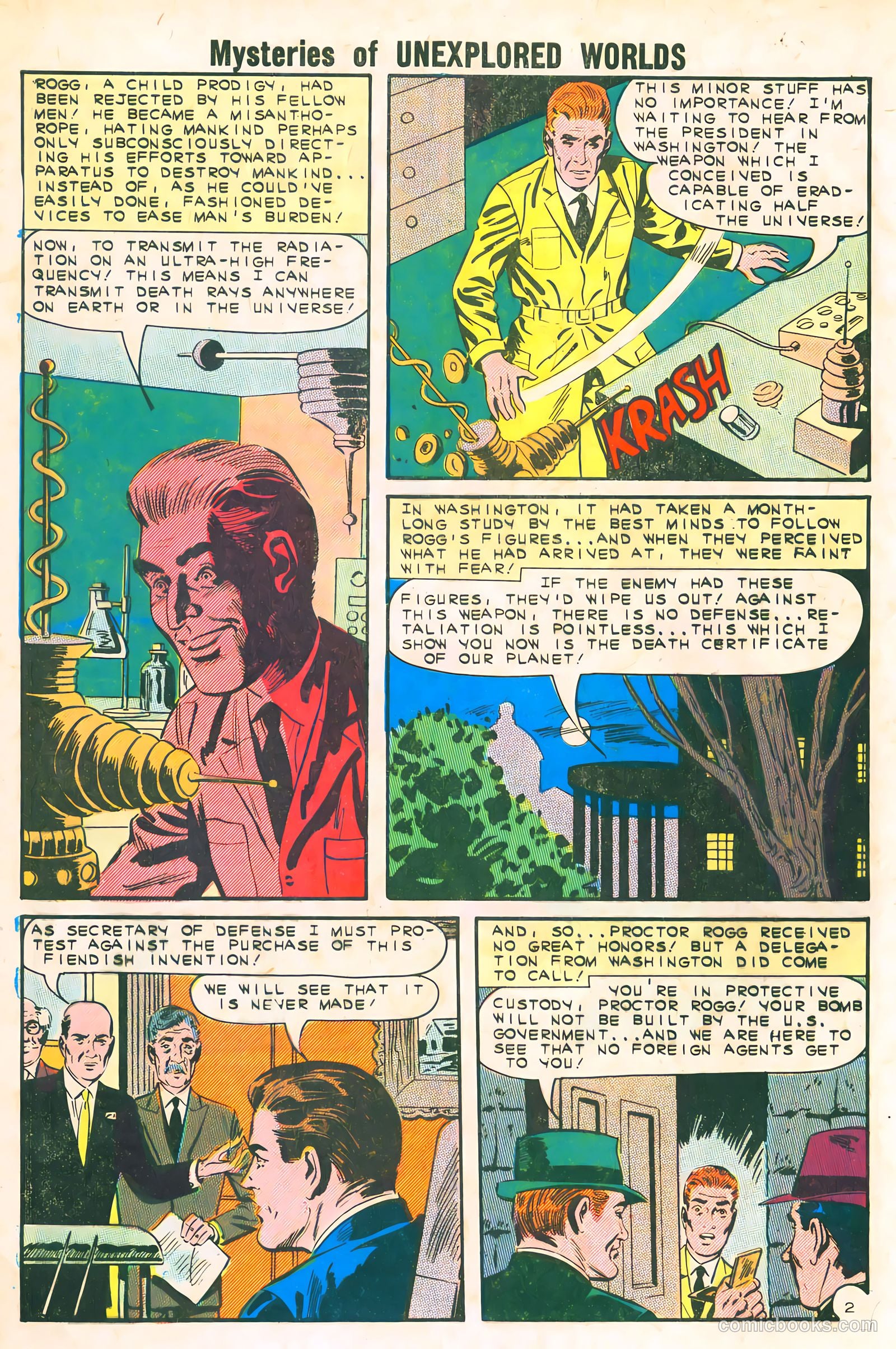 Mysteries of Unexplored Worlds #37 (1963) — page 4 of 36