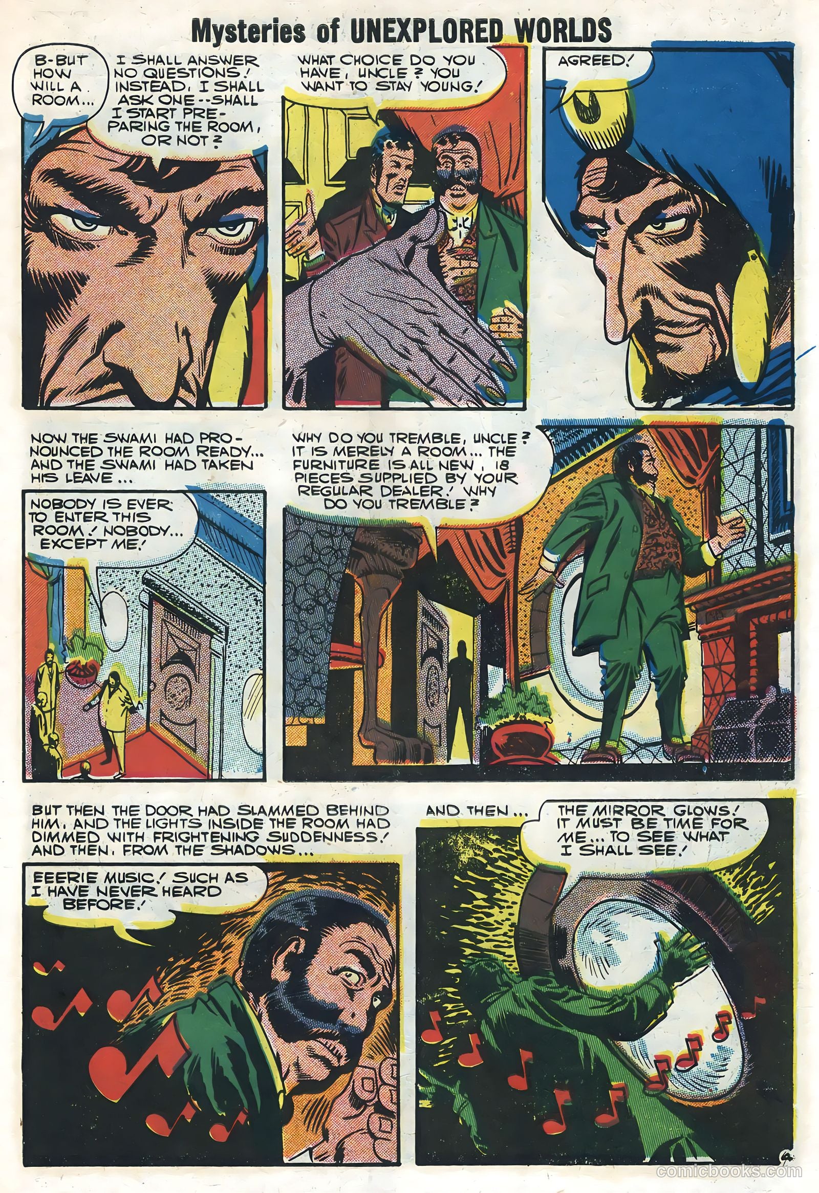 Mysteries of Unexplored Worlds #4 (1957) — page 7 of 36