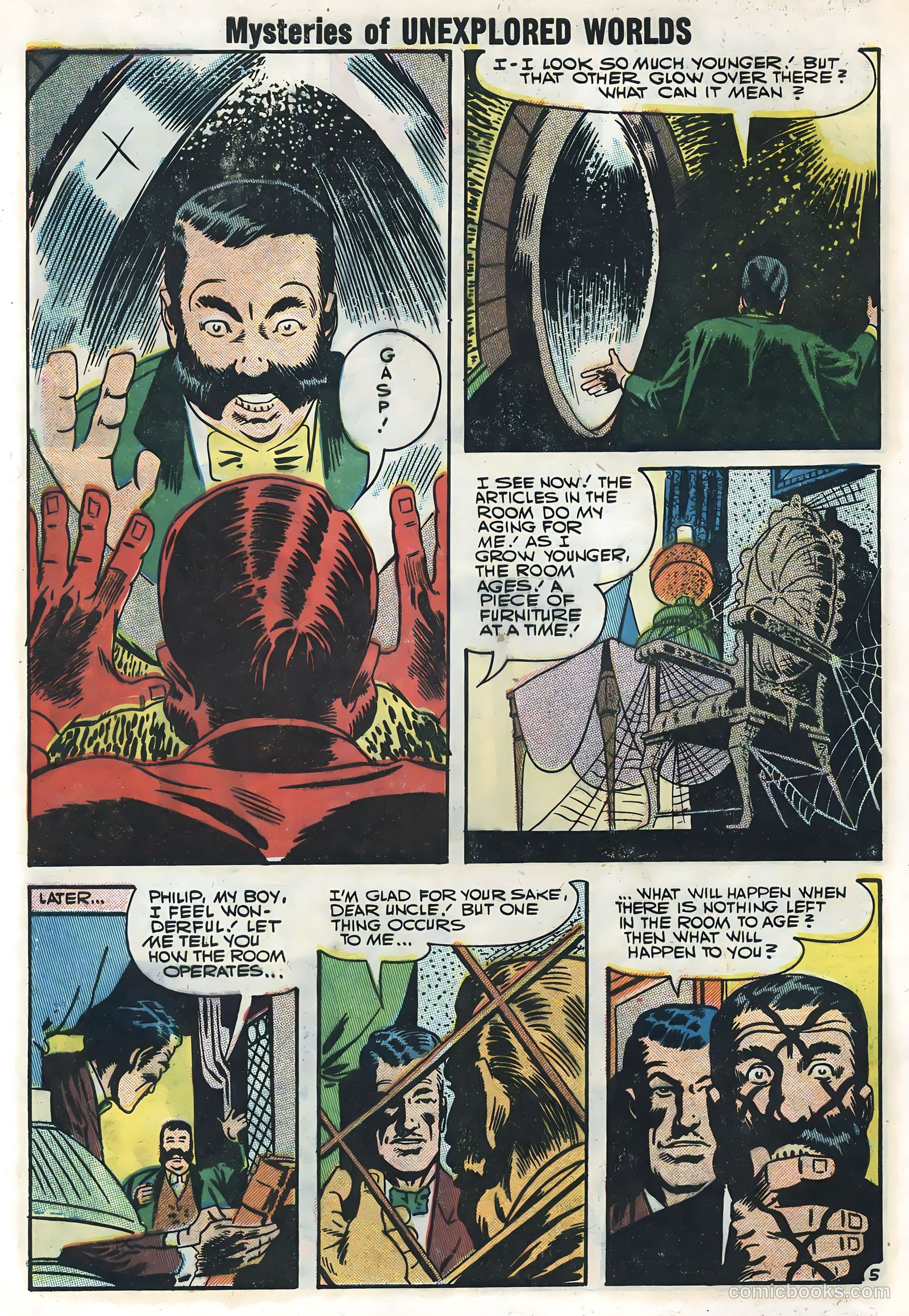 Mysteries of Unexplored Worlds #4 (1957) — page 8 of 36