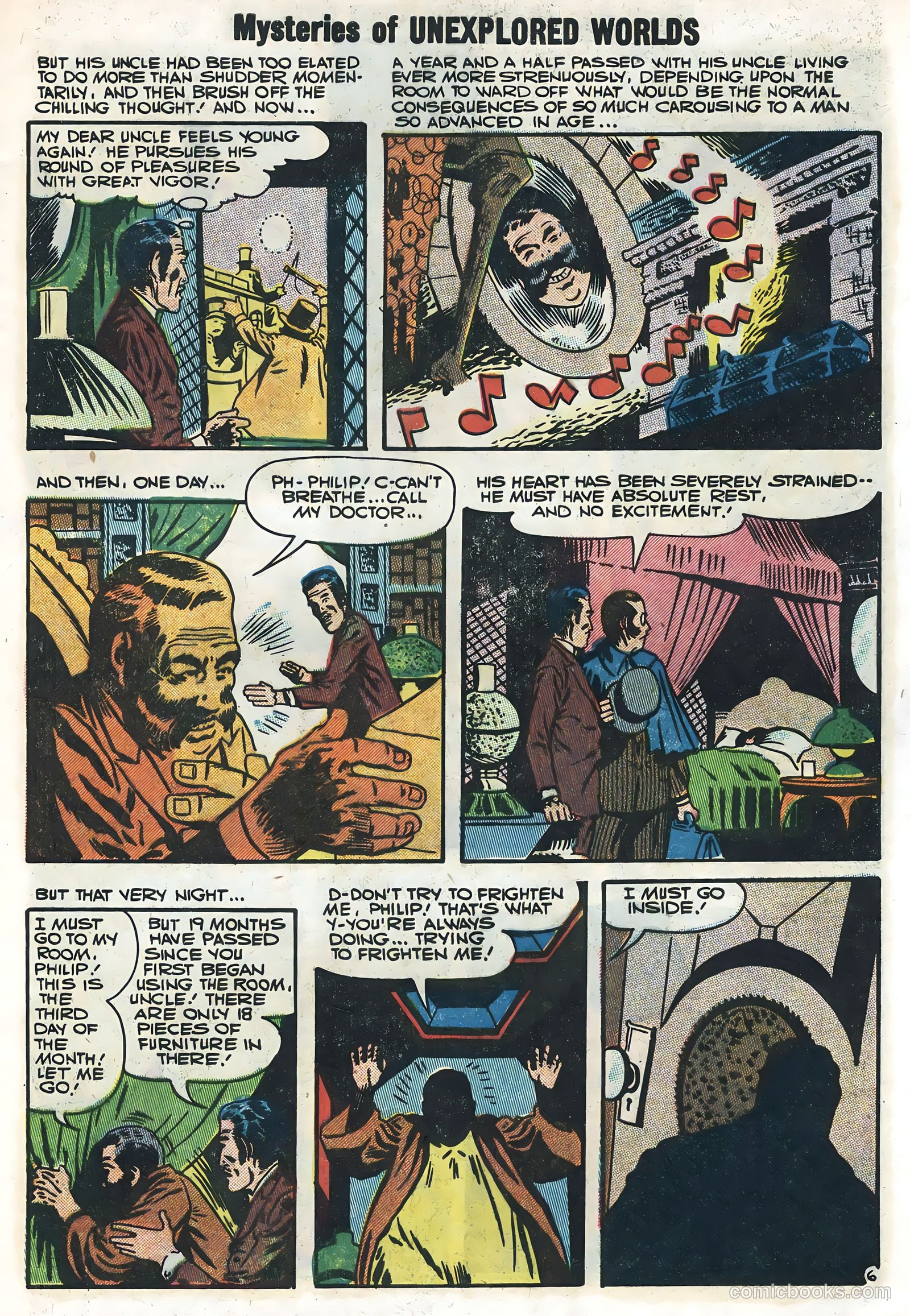 Mysteries of Unexplored Worlds #4 (1957) — page 9 of 36