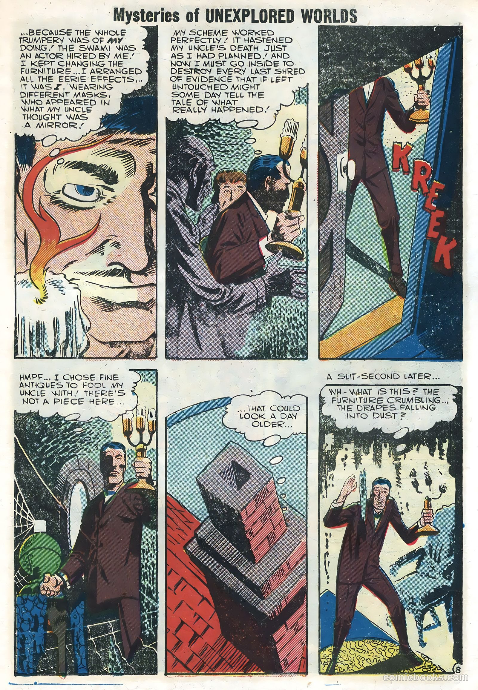 Mysteries of Unexplored Worlds #4 (1957) — page 11 of 36