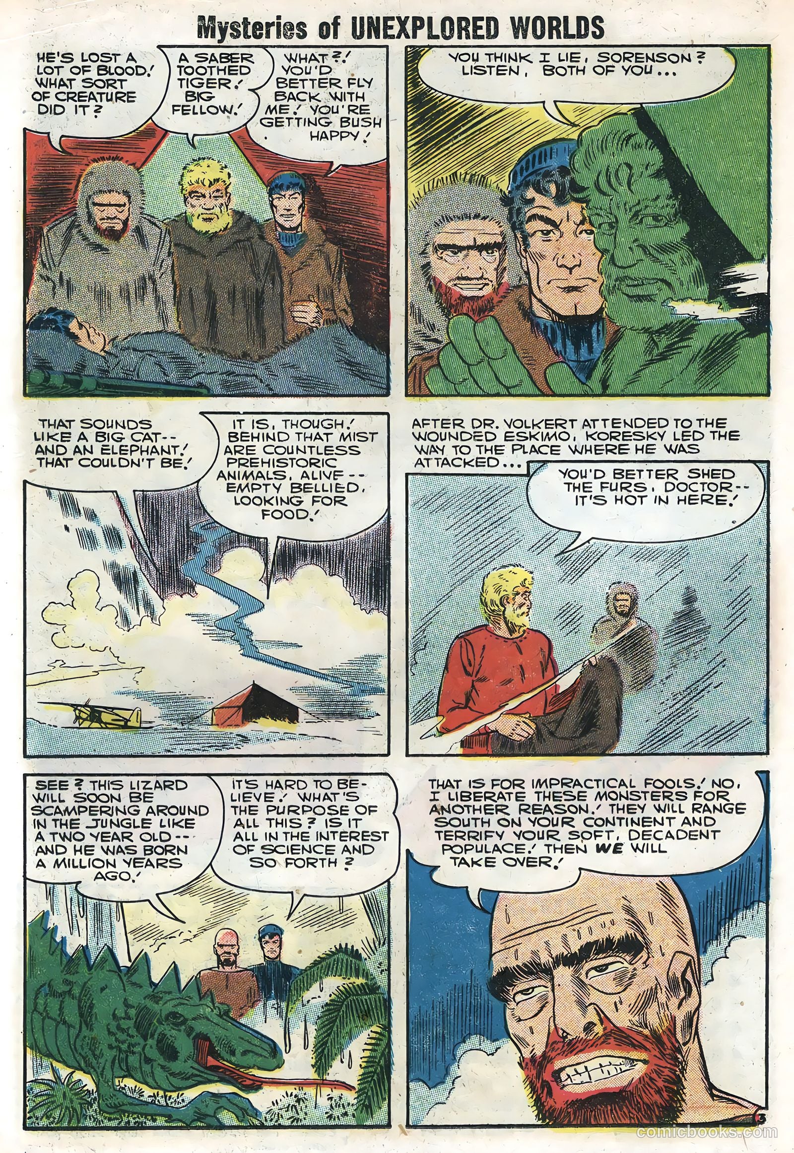Mysteries of Unexplored Worlds #4 (1957) — page 16 of 36