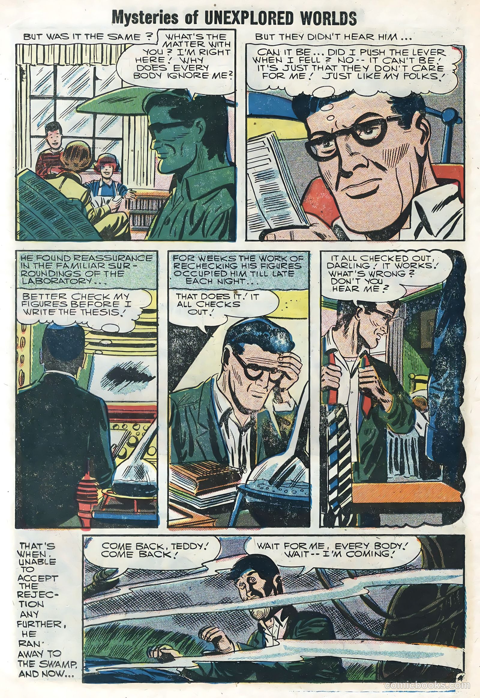 Mysteries of Unexplored Worlds #4 (1957) — page 26 of 36