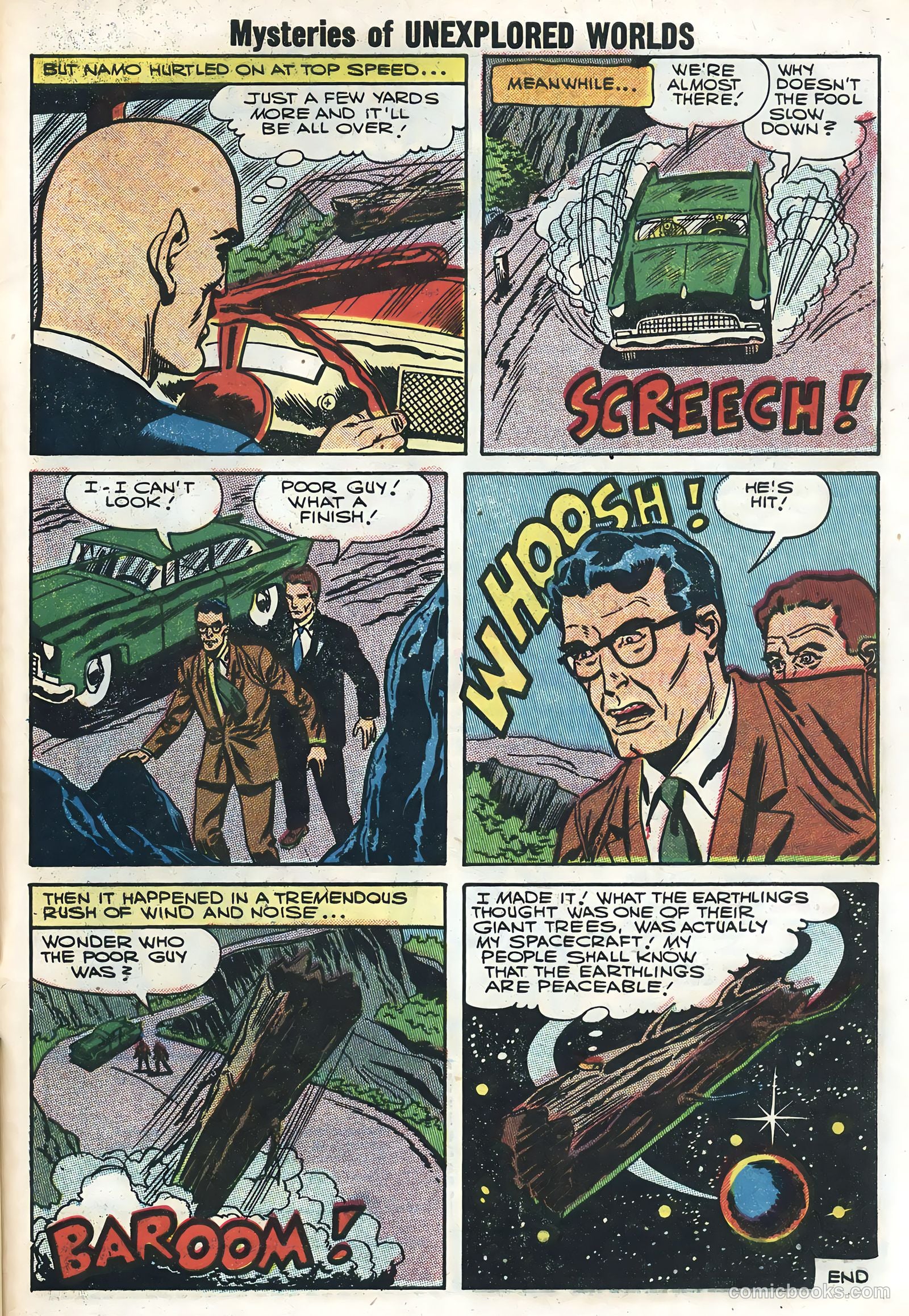 Mysteries of Unexplored Worlds #4 (1957) — page 33 of 36