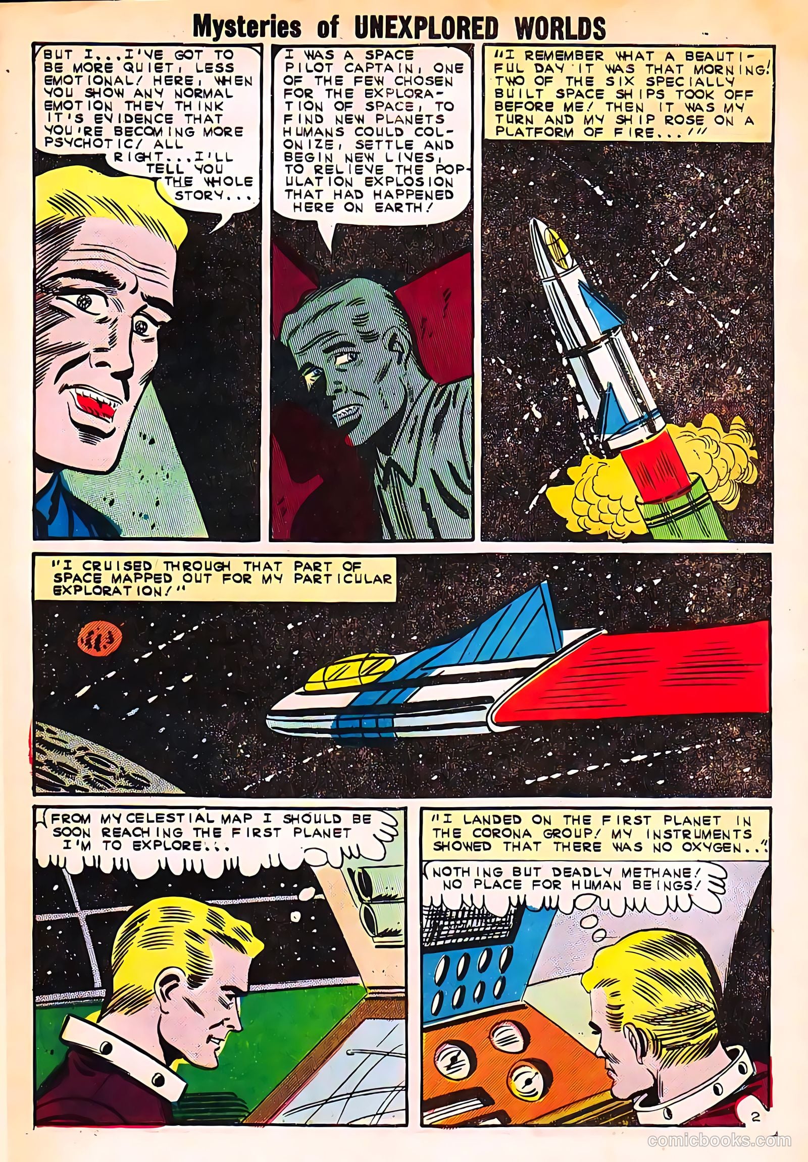 Mysteries of Unexplored Worlds #40 (1957) — page 4 of 36
