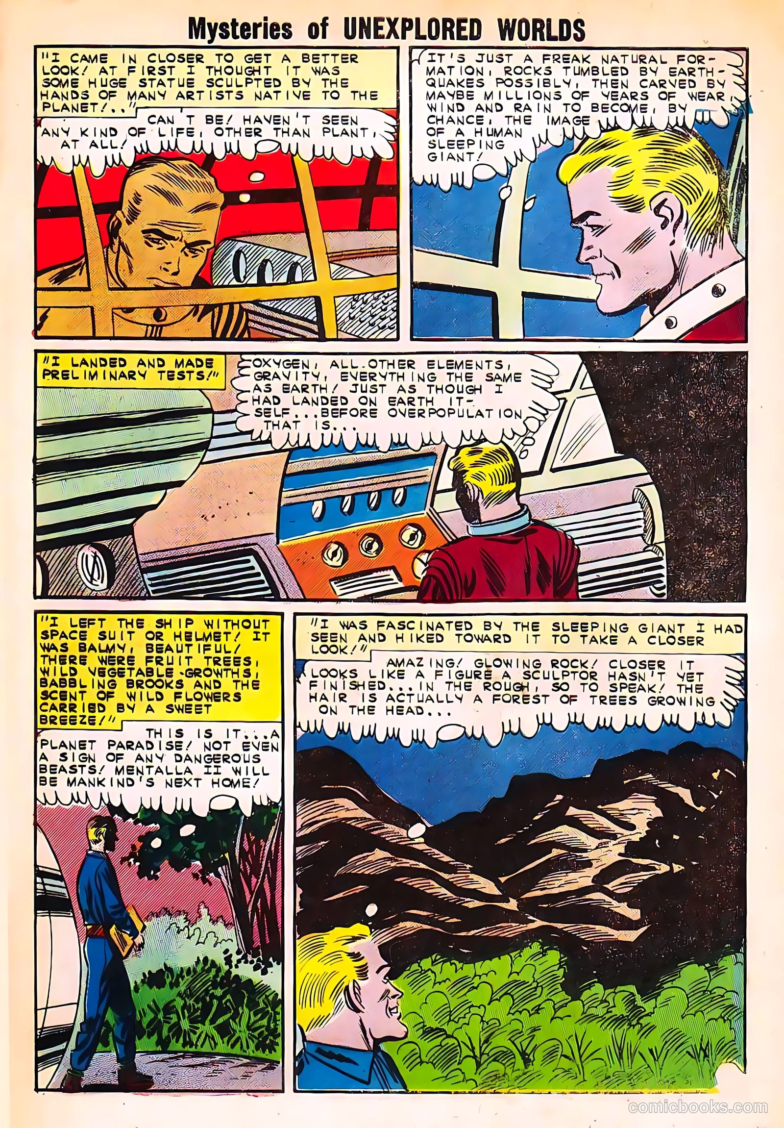 Mysteries of Unexplored Worlds #40 (1957) — page 8 of 36