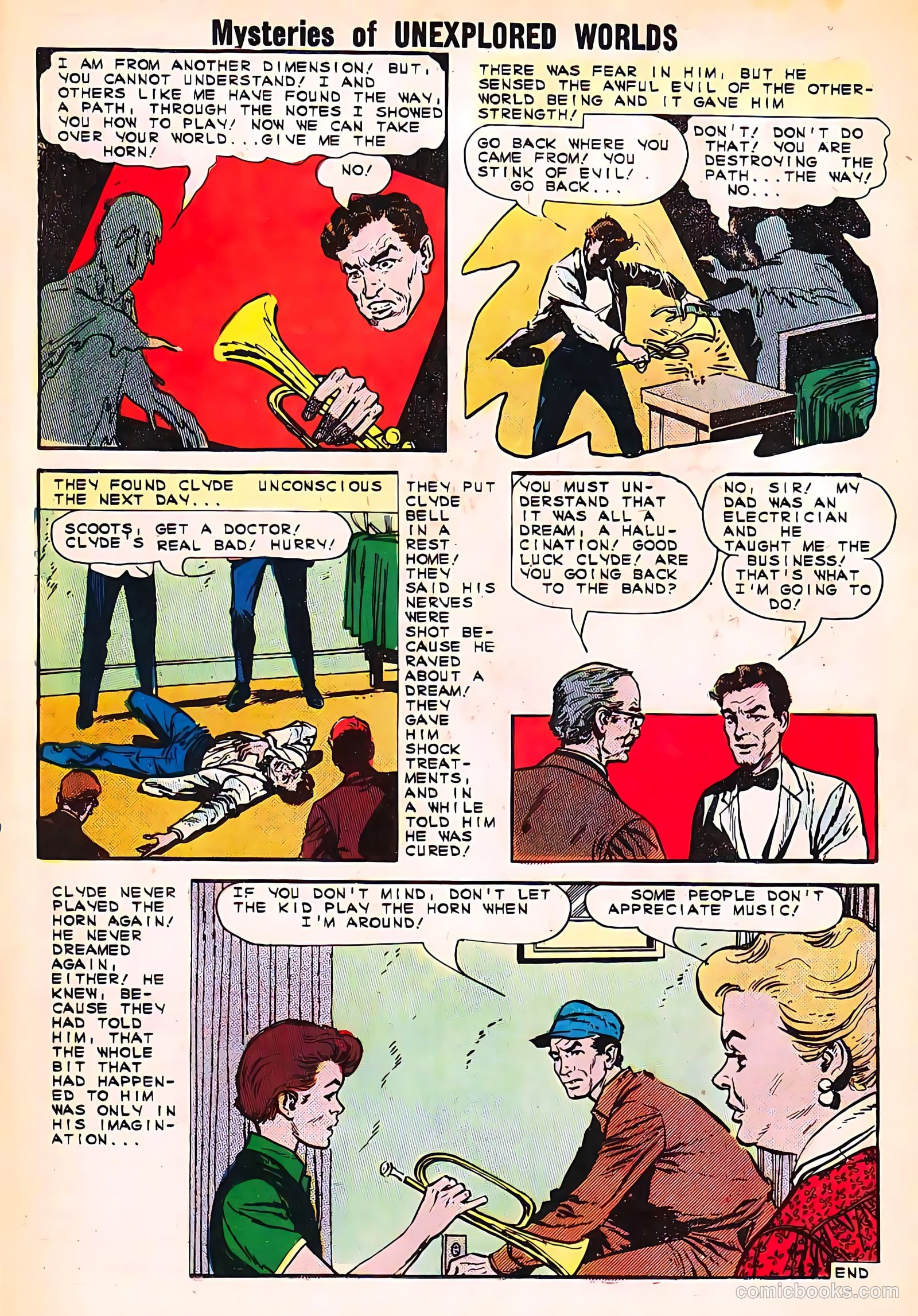 Mysteries of Unexplored Worlds #40 (1957) — page 16 of 36