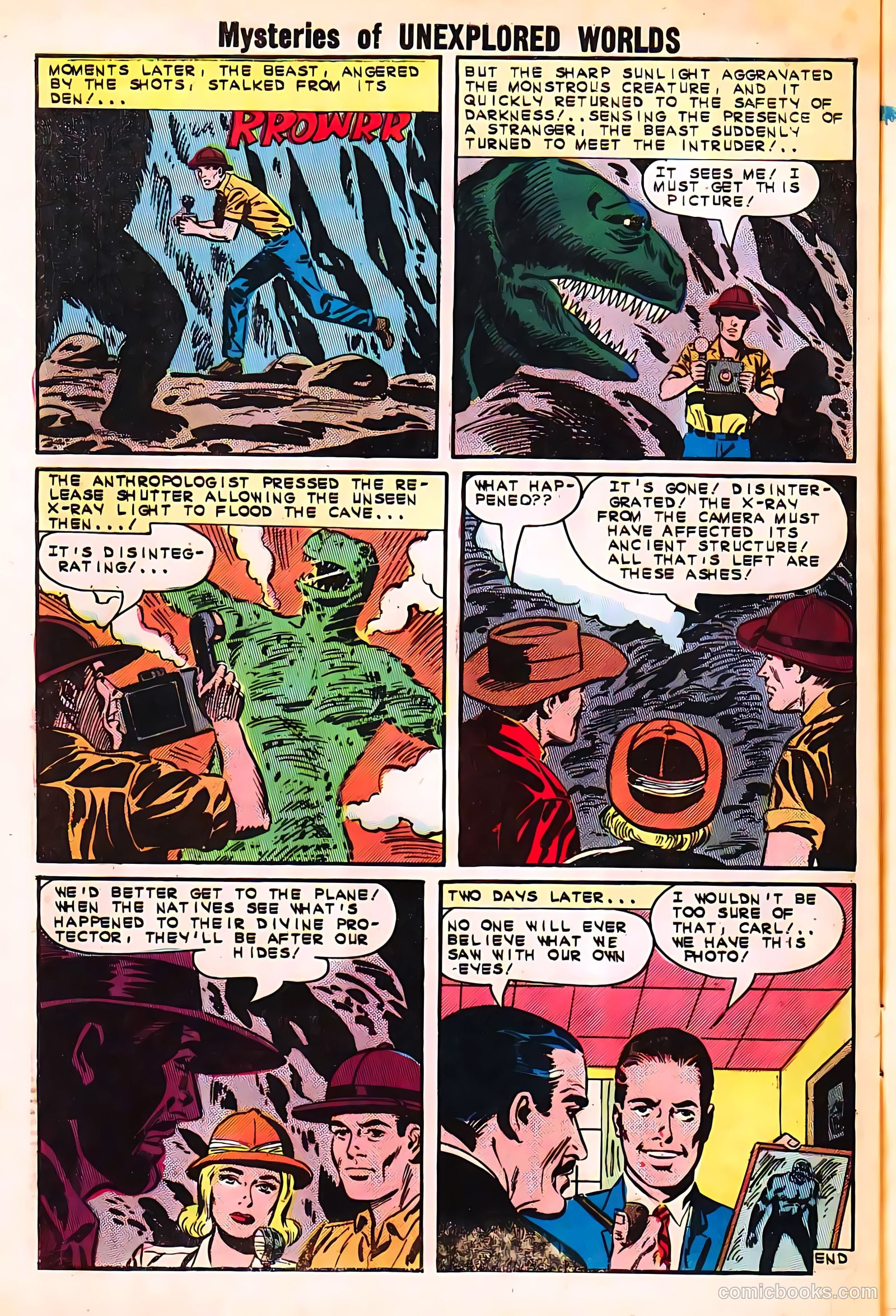 Mysteries of Unexplored Worlds #40 (1957) — page 28 of 36
