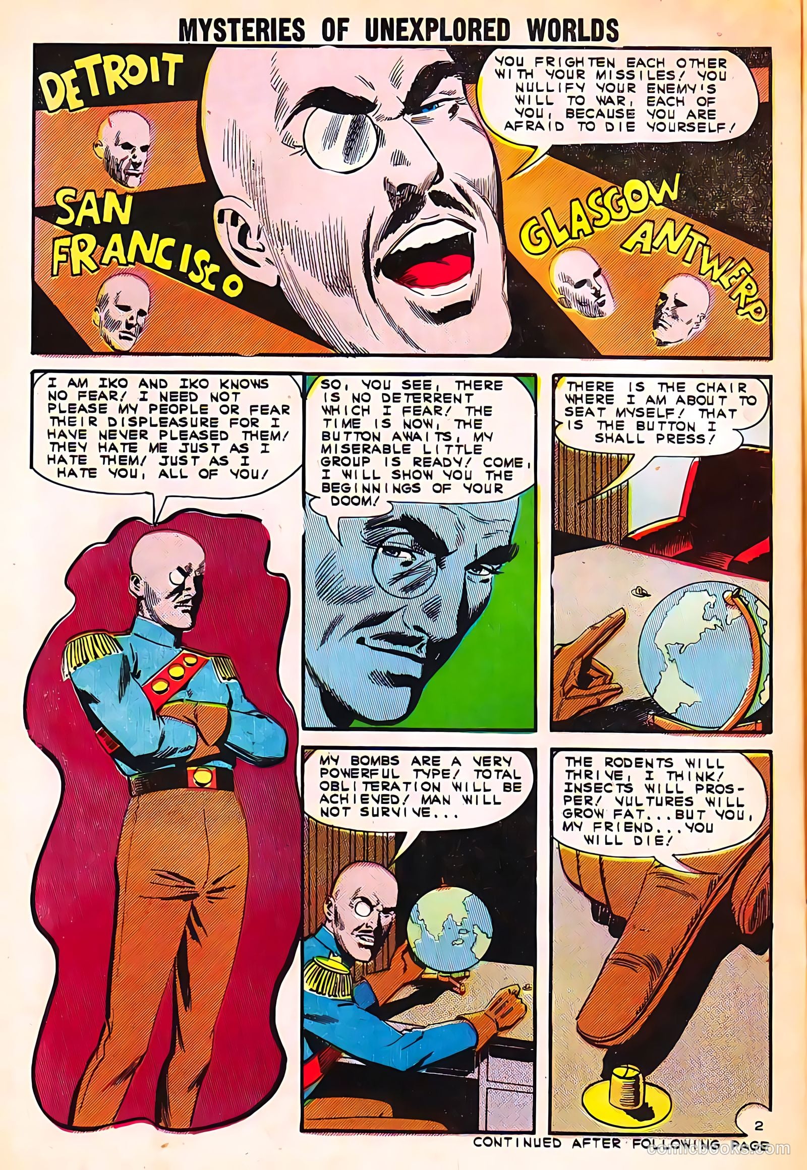 Mysteries of Unexplored Worlds #40 (1957) — page 30 of 36