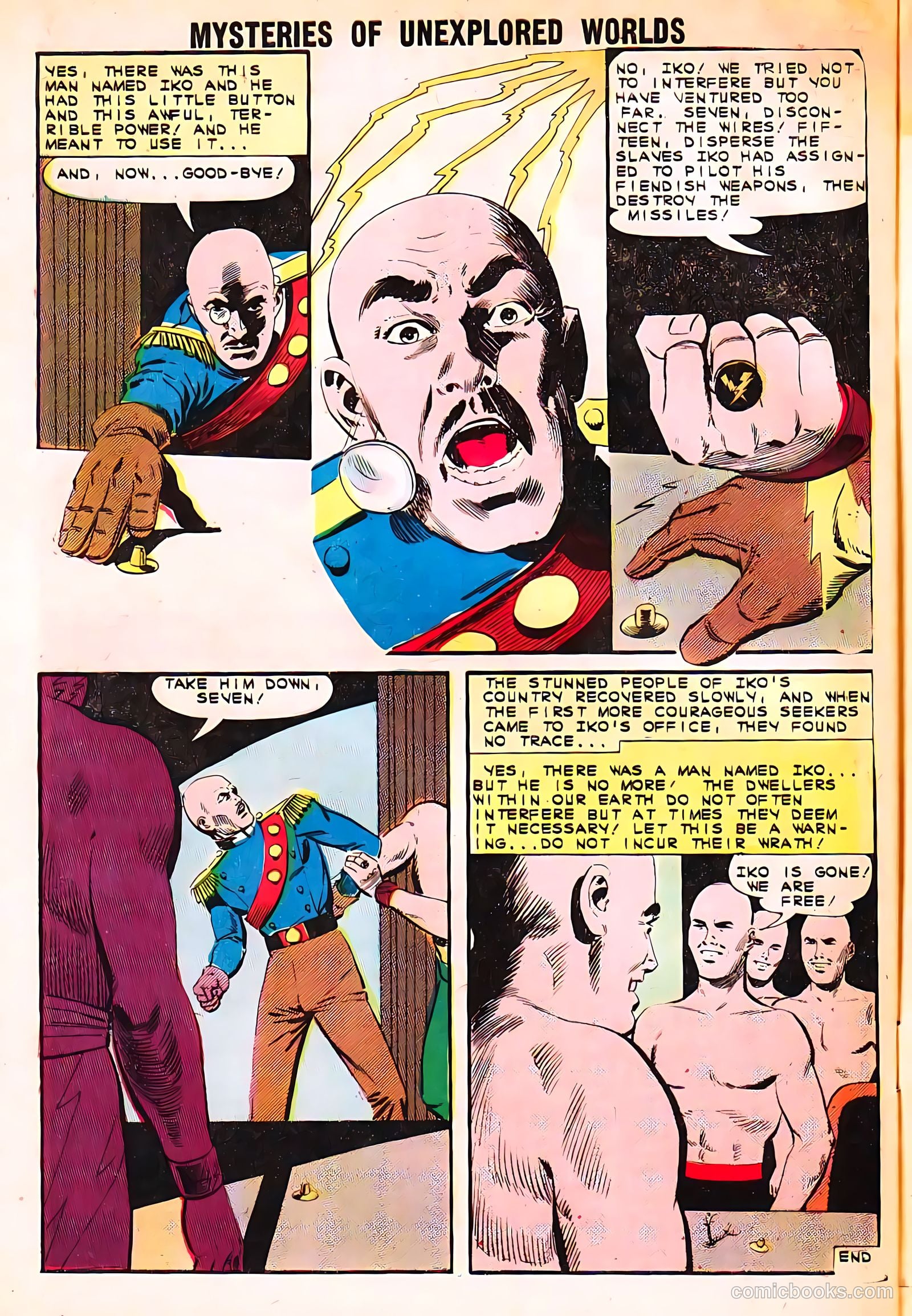Mysteries of Unexplored Worlds #40 (1957) — page 32 of 36