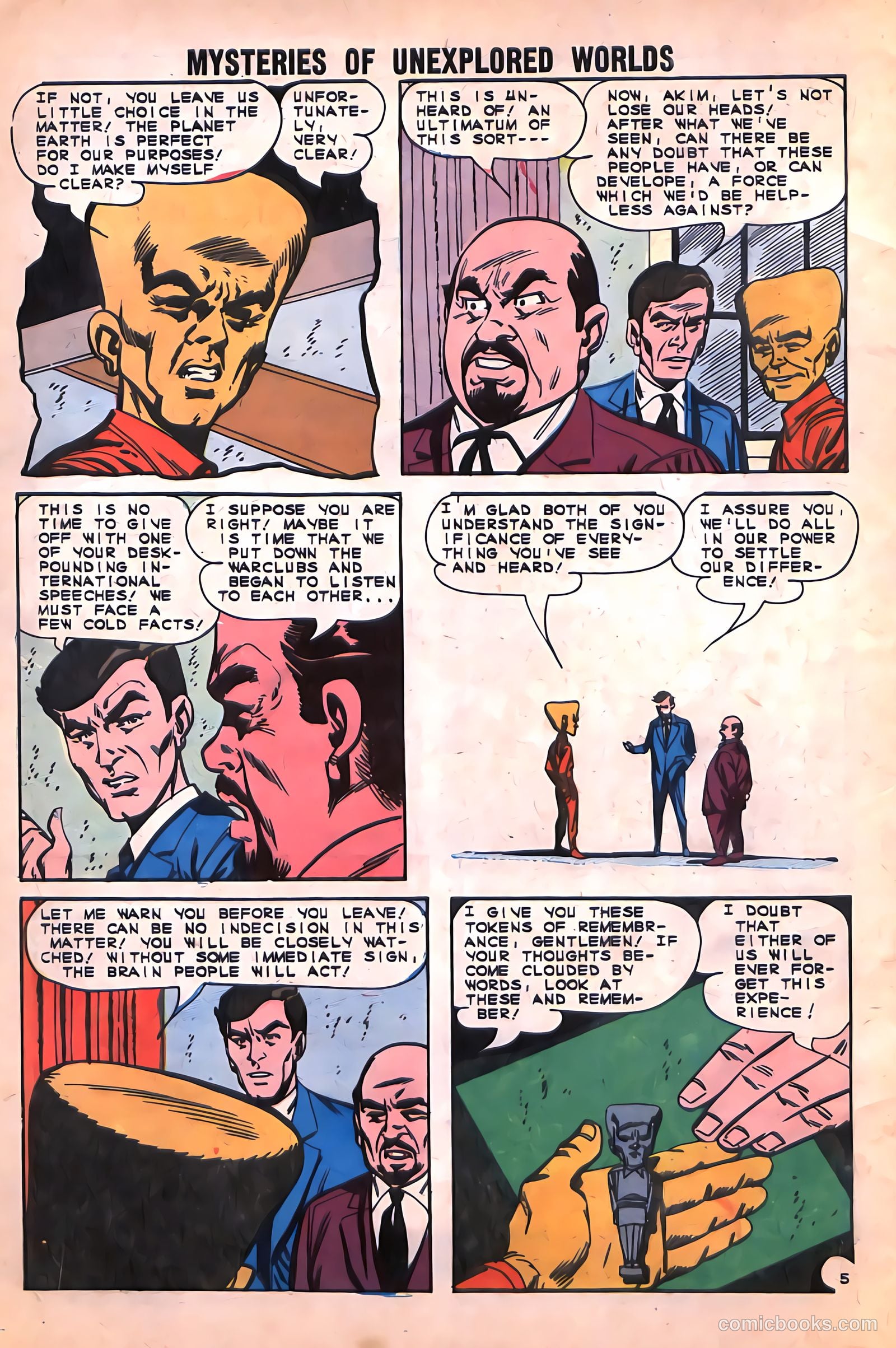 Mysteries of Unexplored Worlds #41 (1964) — page 32 of 36