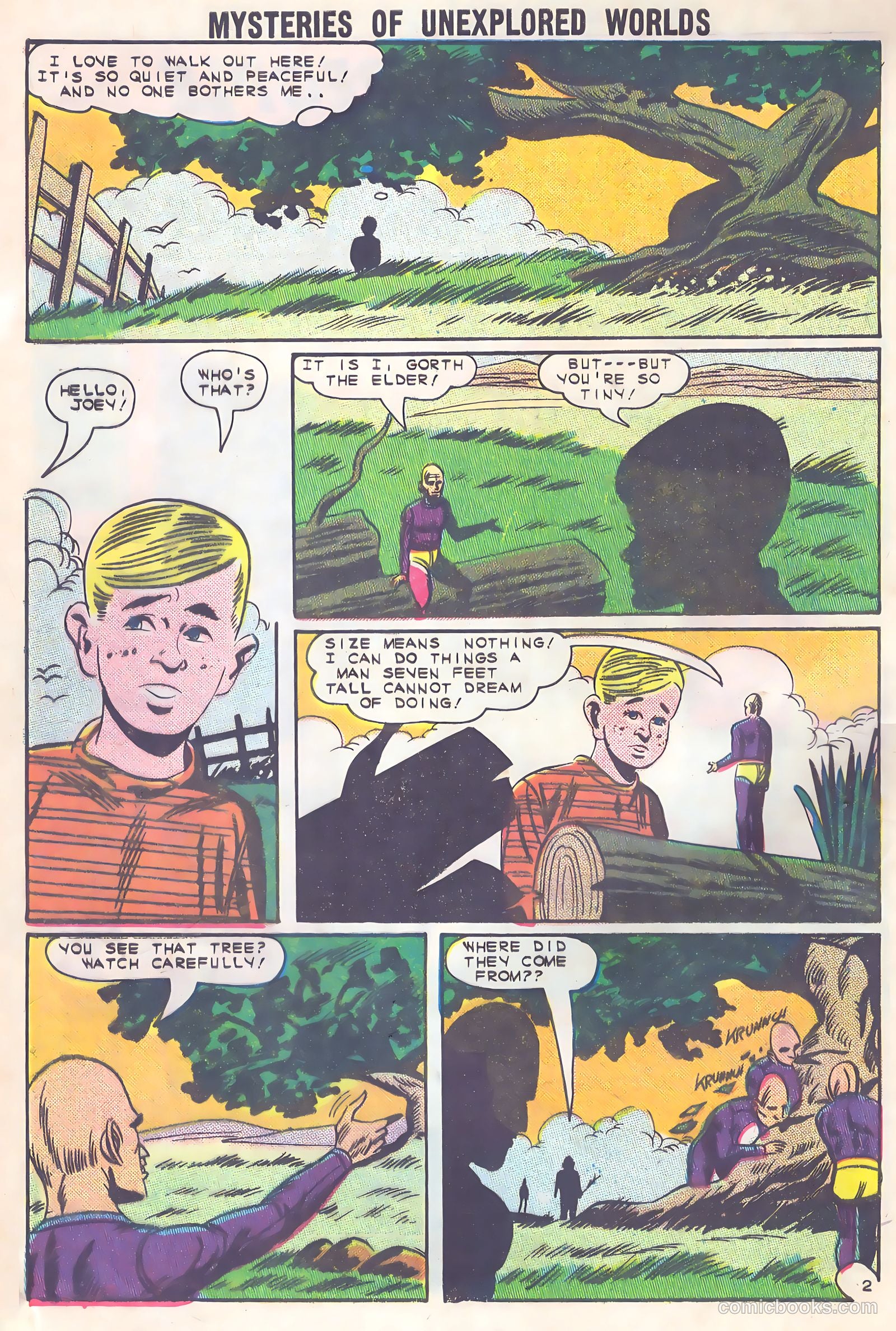 Mysteries of Unexplored Worlds #44 (1964) — page 5 of 37