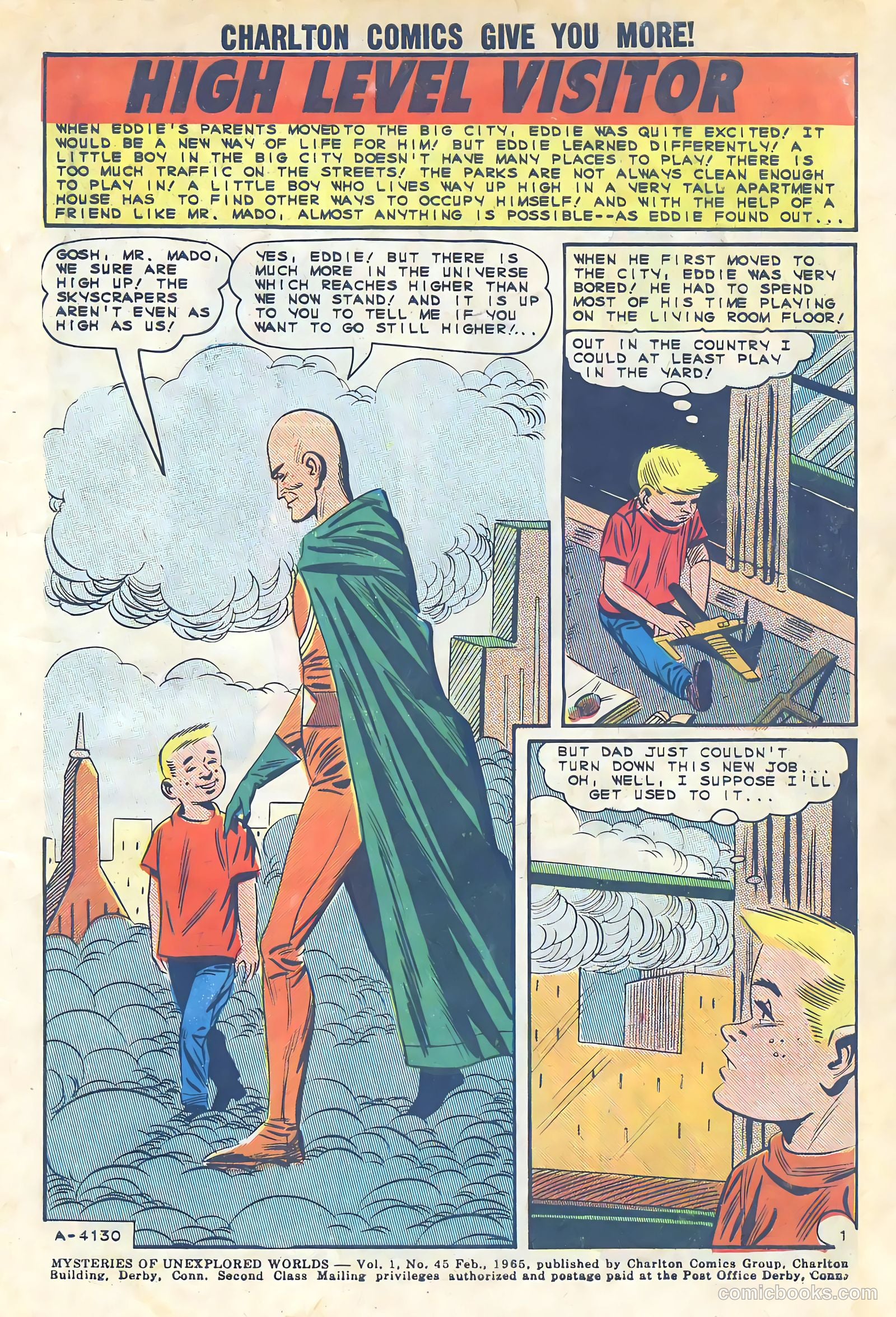 Mysteries of Unexplored Worlds #45 (1965) — page 3 of 36