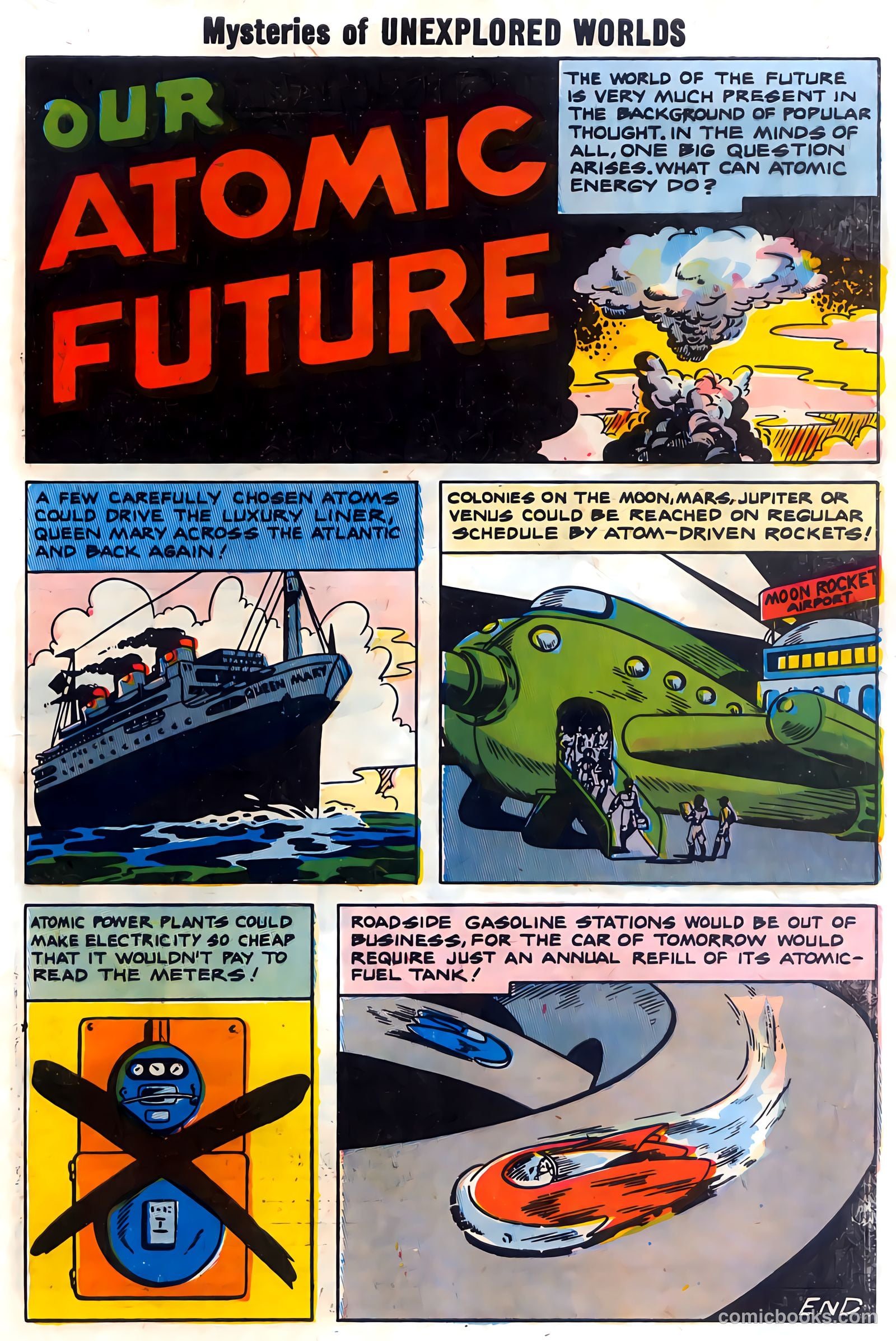 Mysteries of Unexplored Worlds #5 (1957) — page 33 of 36