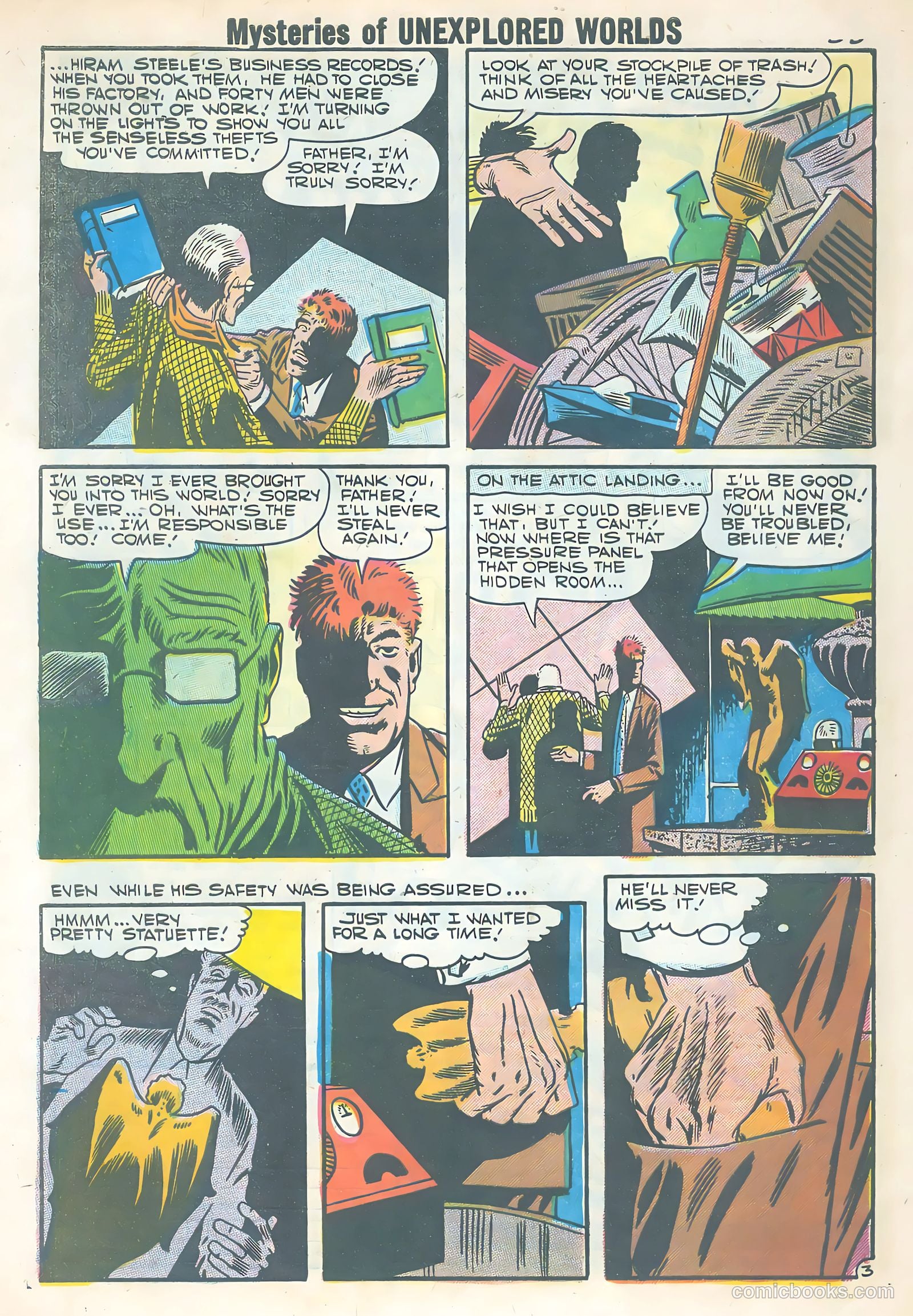 Mysteries of Unexplored Worlds #6 (1957) — page 32 of 36
