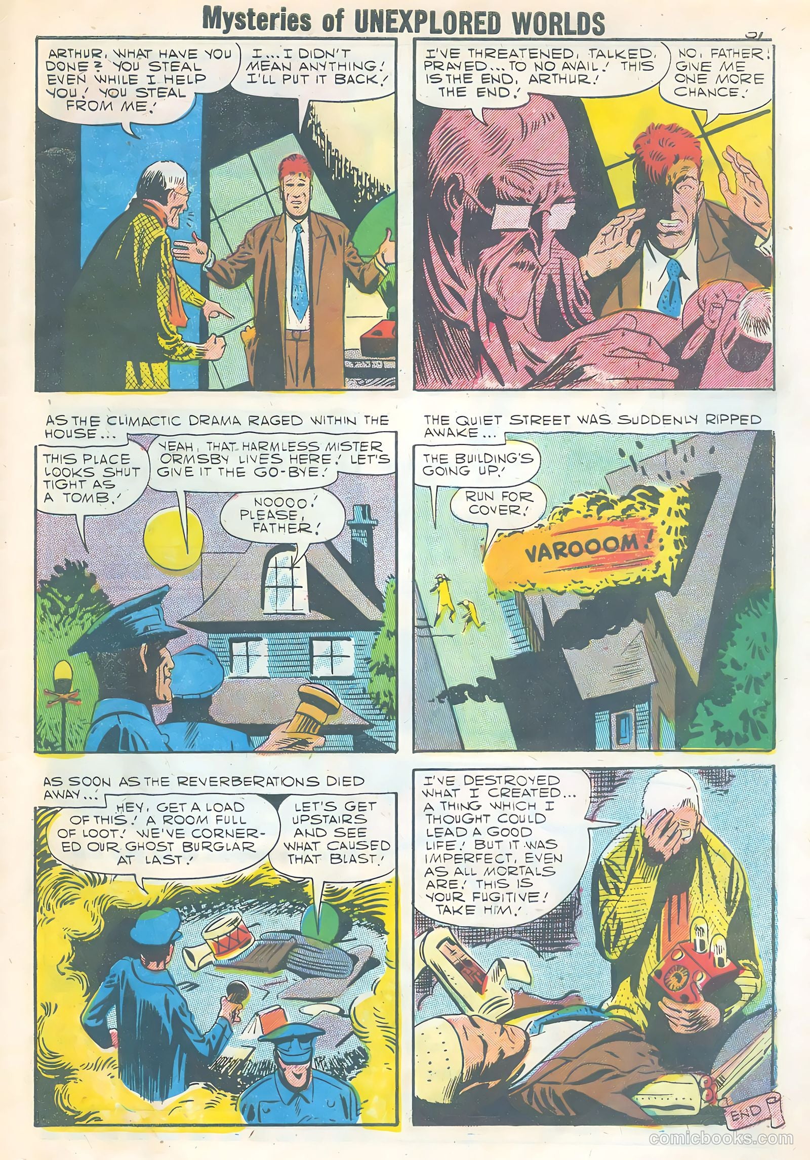 Mysteries of Unexplored Worlds #6 (1957) — page 33 of 36