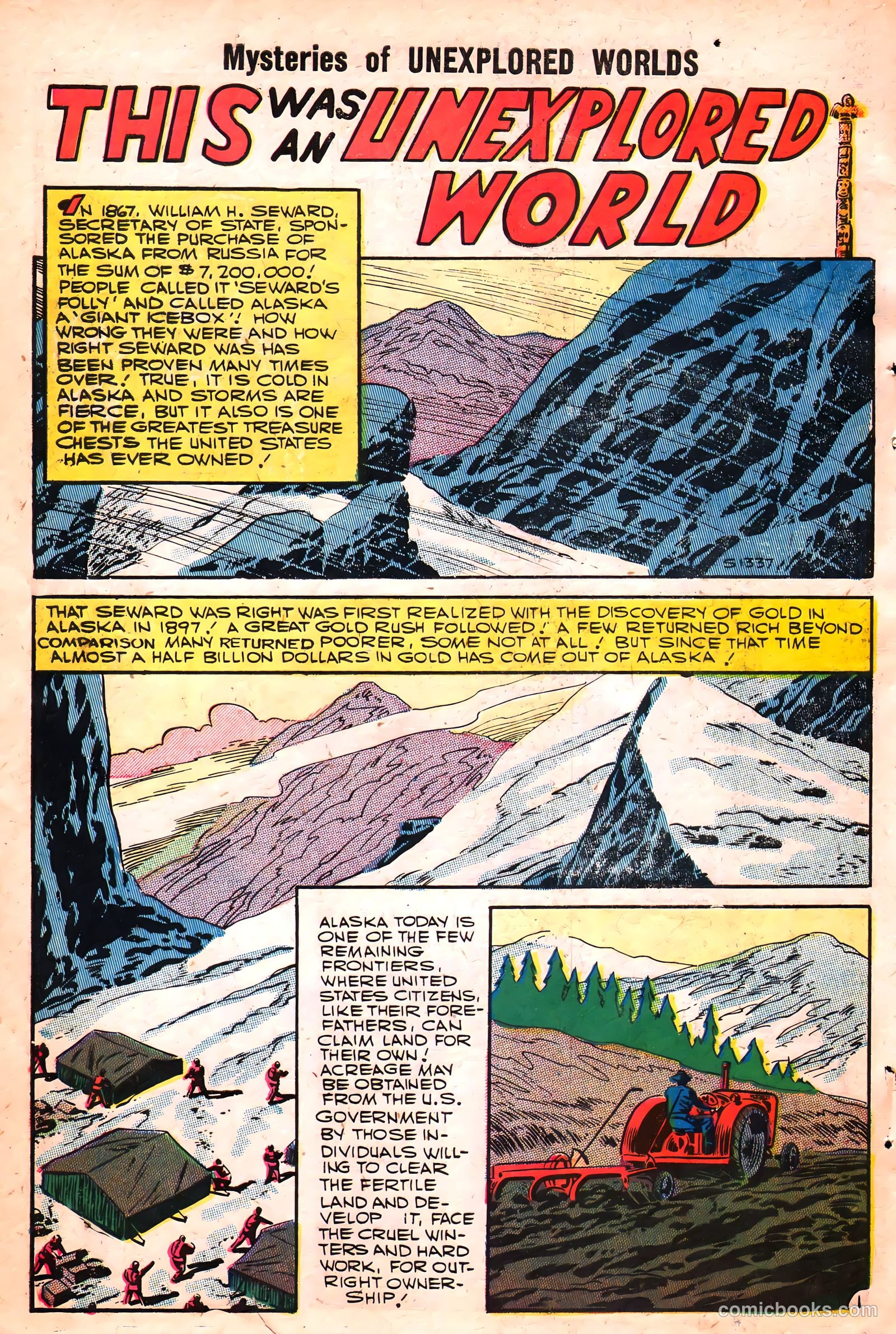 Mysteries of Unexplored Worlds #7 (1958) — page 8 of 68