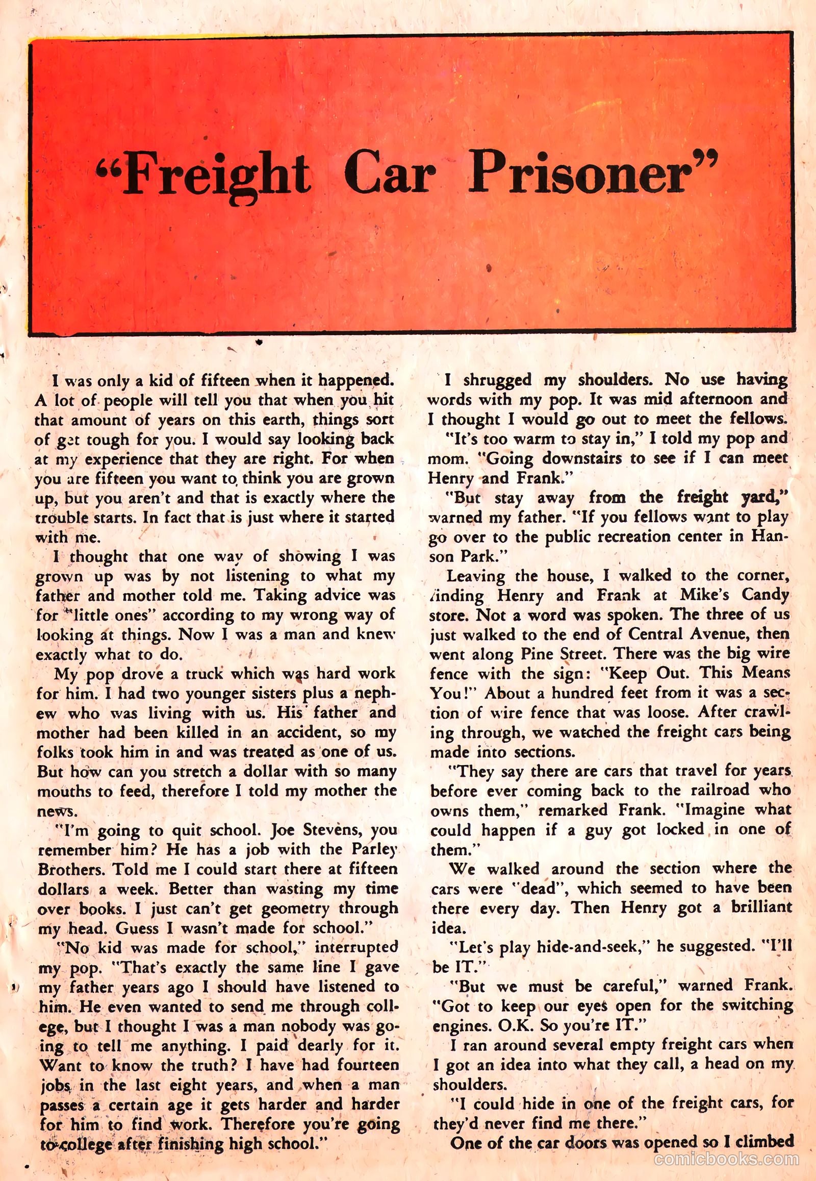Mysteries of Unexplored Worlds #7 (1958) — page 27 of 68