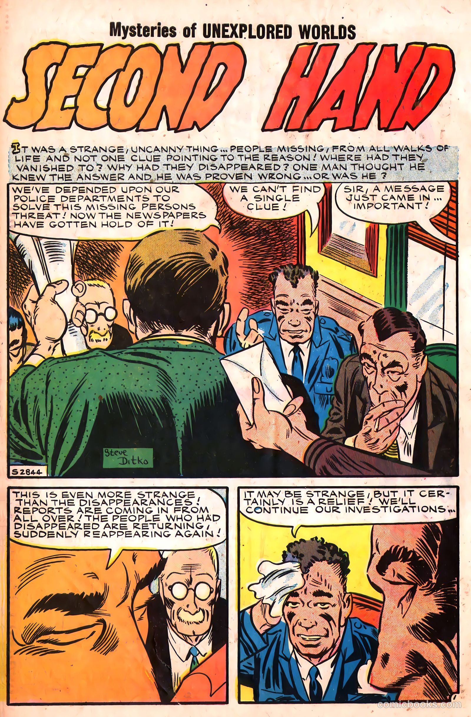 Mysteries of Unexplored Worlds #7 (1958) — page 54 of 68