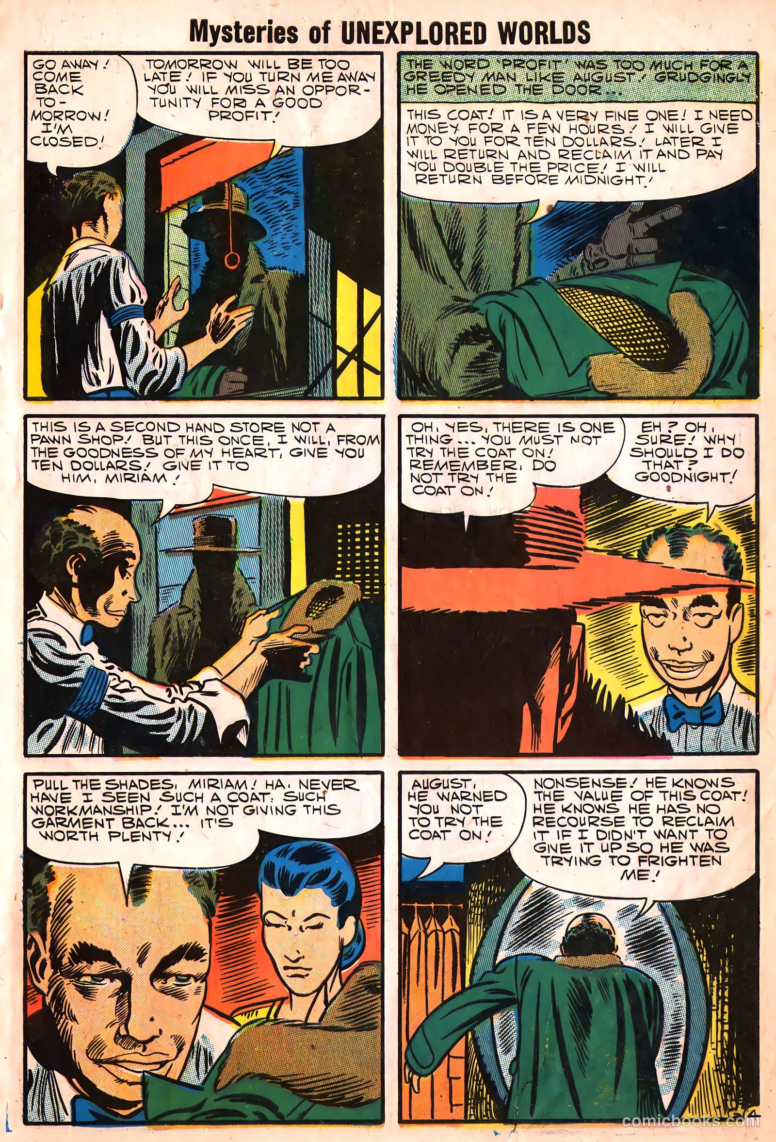 Mysteries of Unexplored Worlds #7 (1958) — page 57 of 68