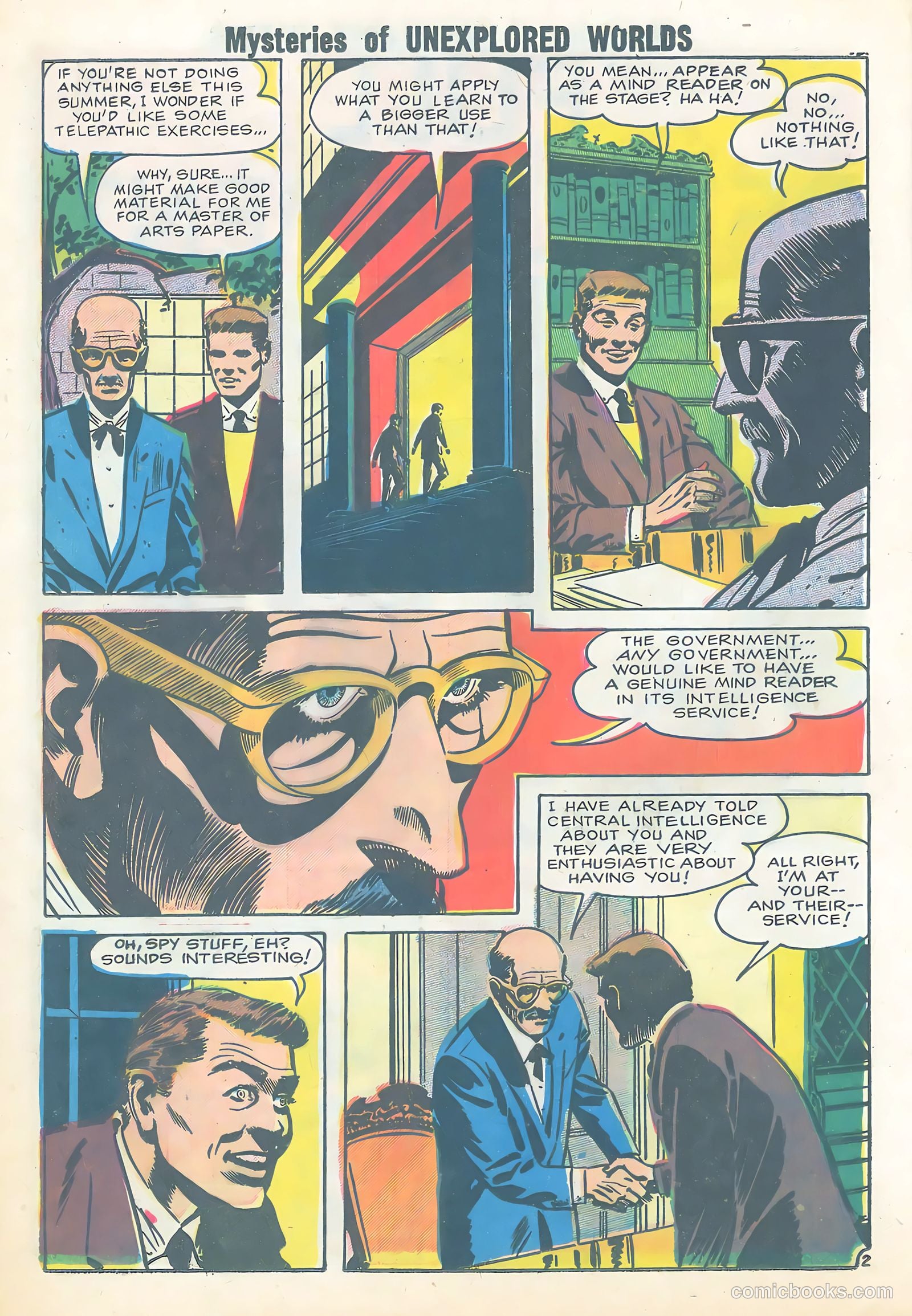 Mysteries of Unexplored Worlds #8 (1958) — page 20 of 35