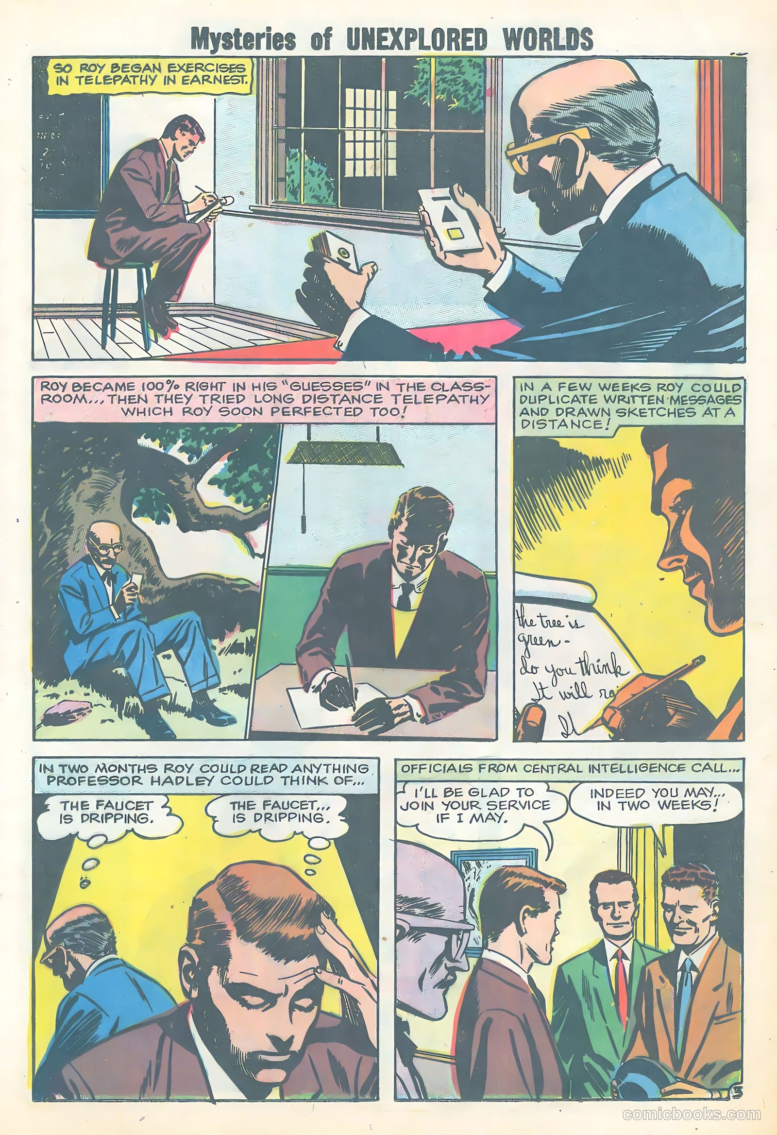 Mysteries of Unexplored Worlds #8 (1958) — page 21 of 35