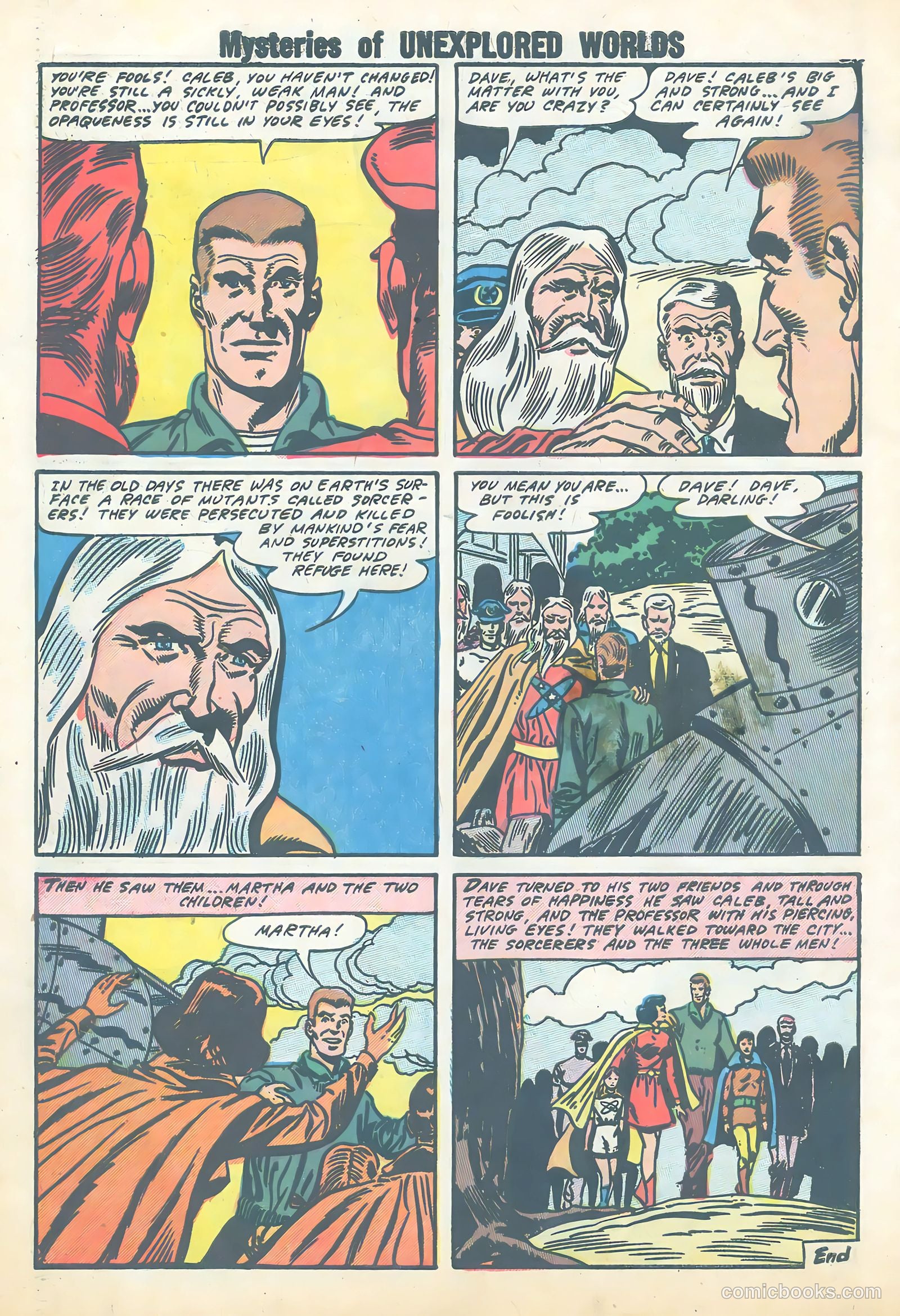 Mysteries of Unexplored Worlds #8 (1958) — page 34 of 35