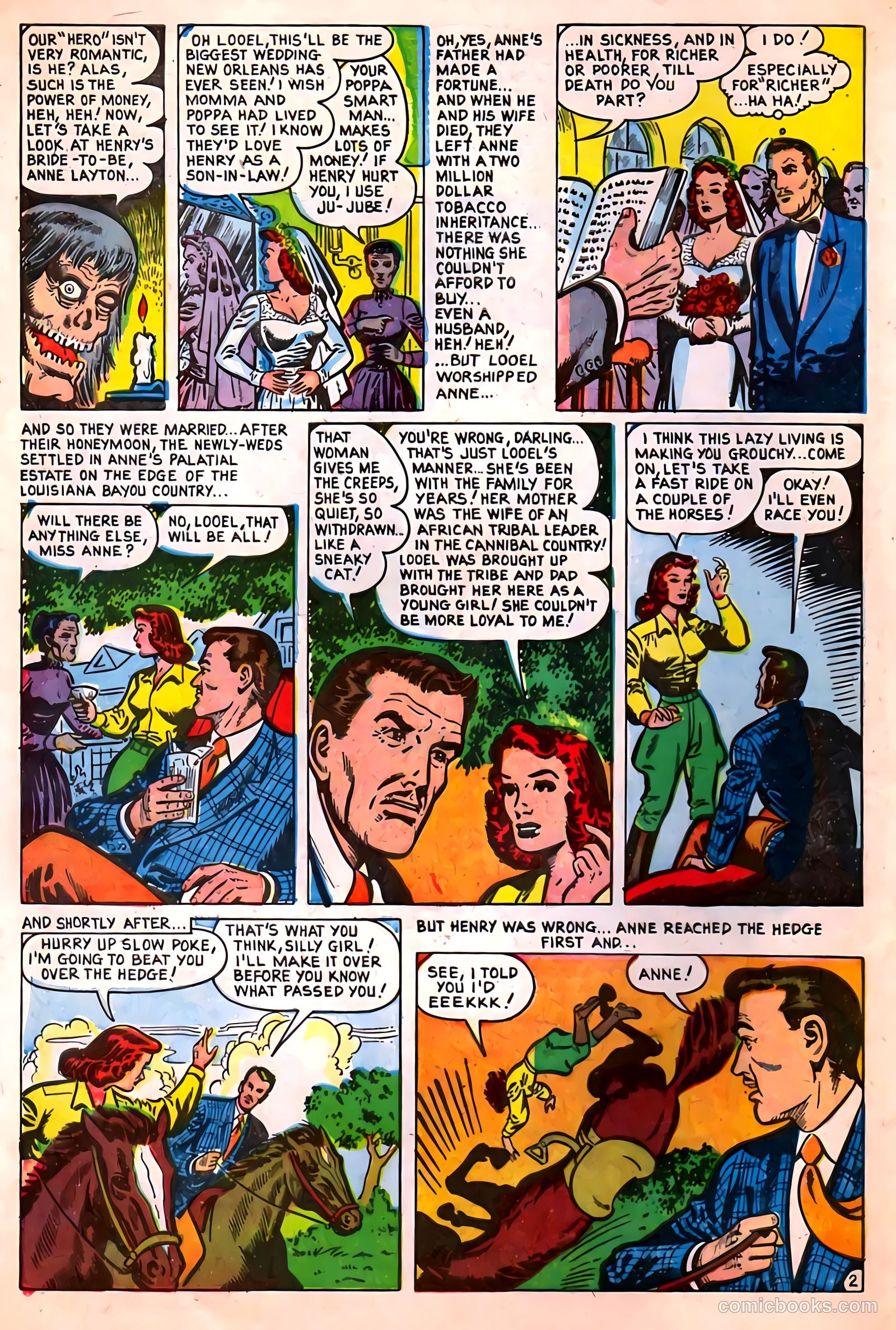 Mysterious Adventures #10 (1952) — page 4 of 36