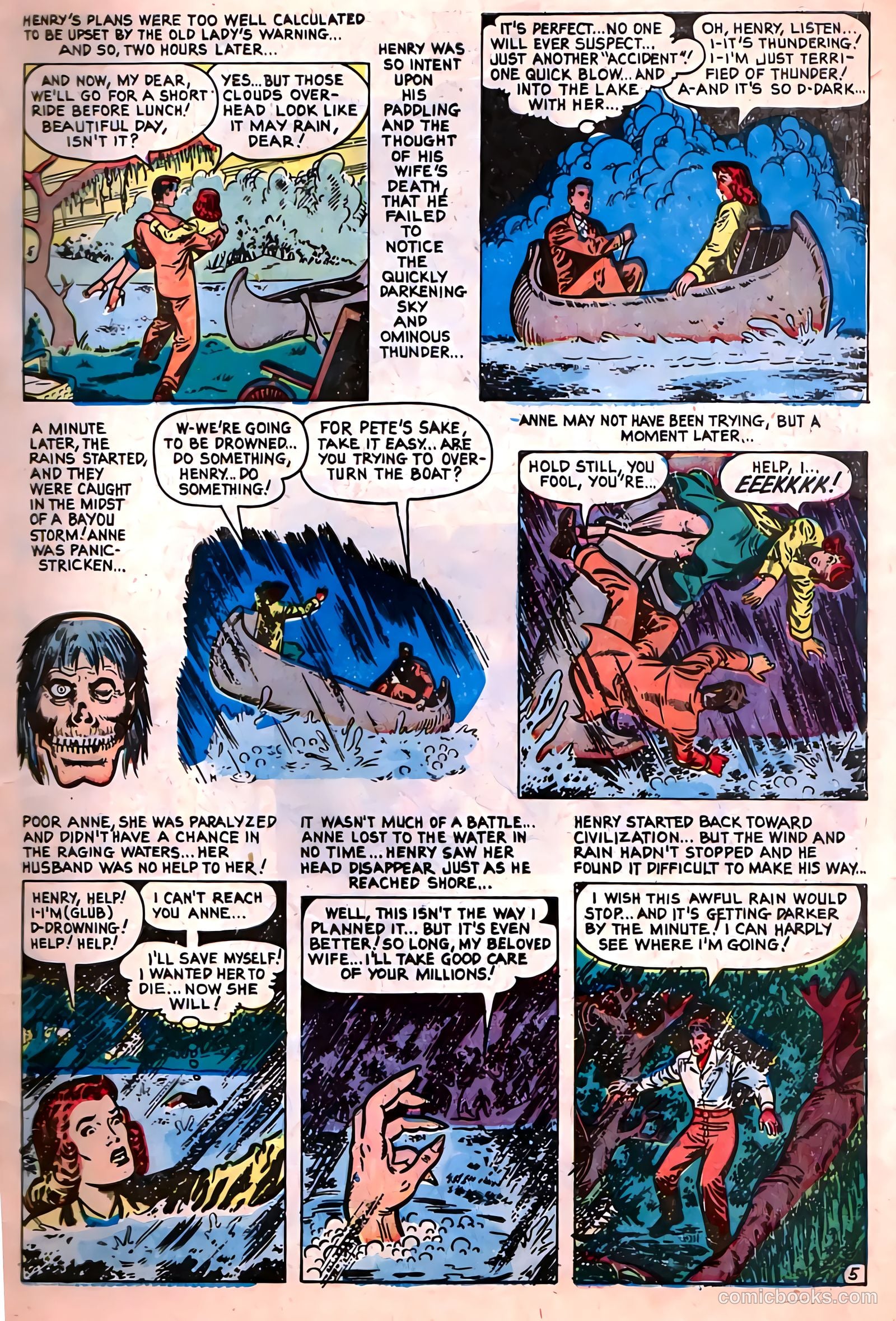 Mysterious Adventures #10 (1952) — page 7 of 36
