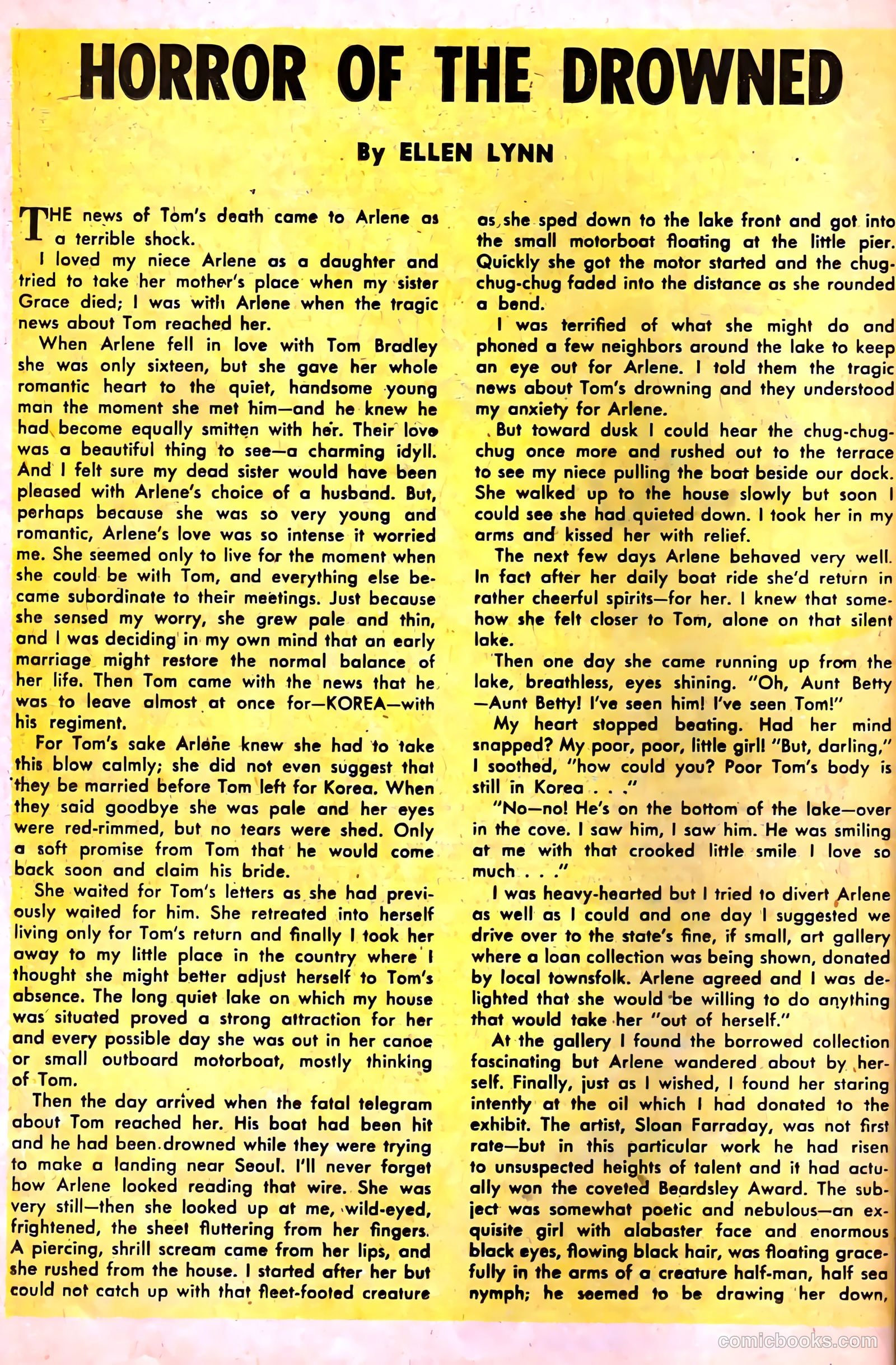 Mysterious Adventures #10 (1952) — page 18 of 36