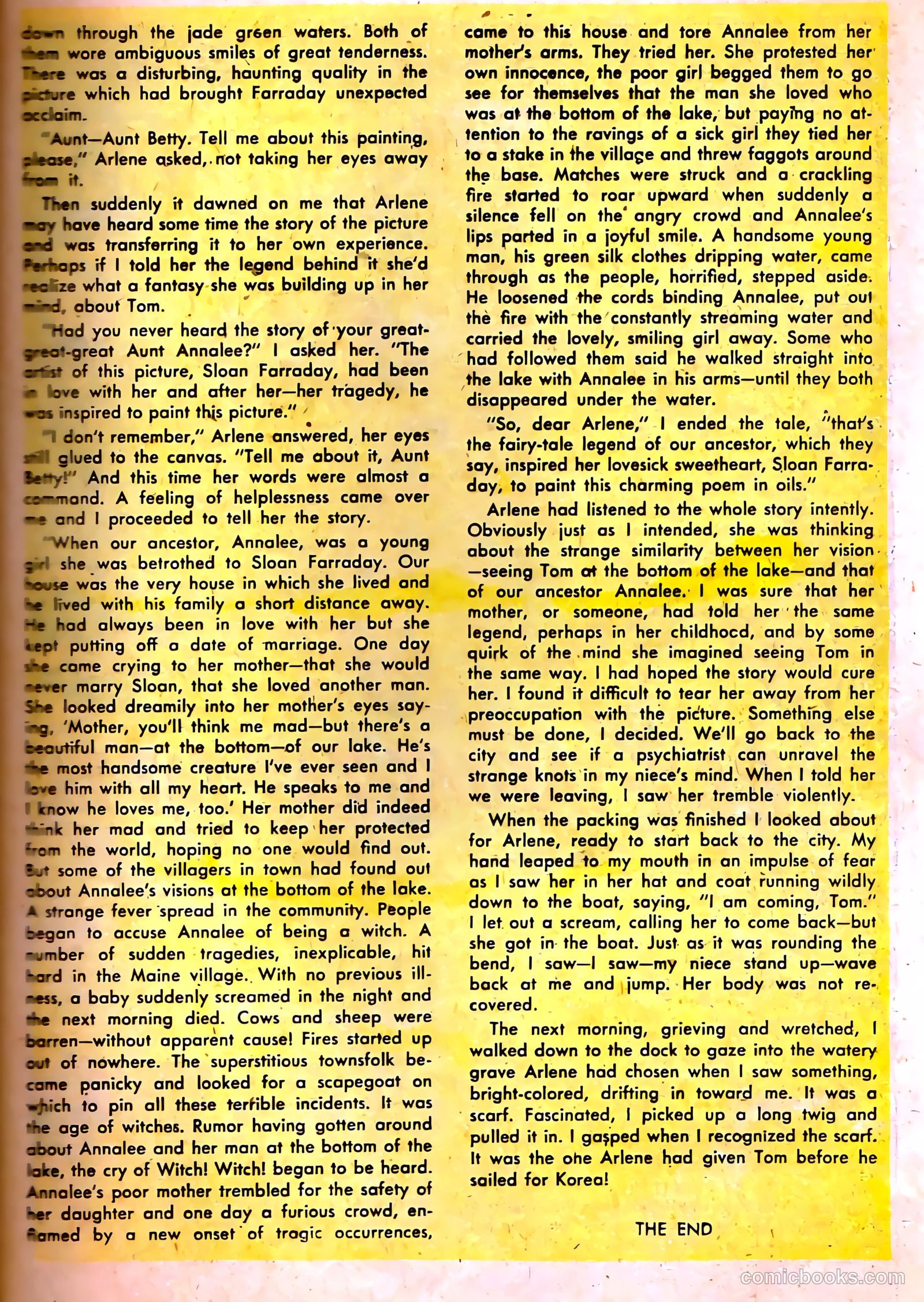 Mysterious Adventures #10 (1952) — page 19 of 36