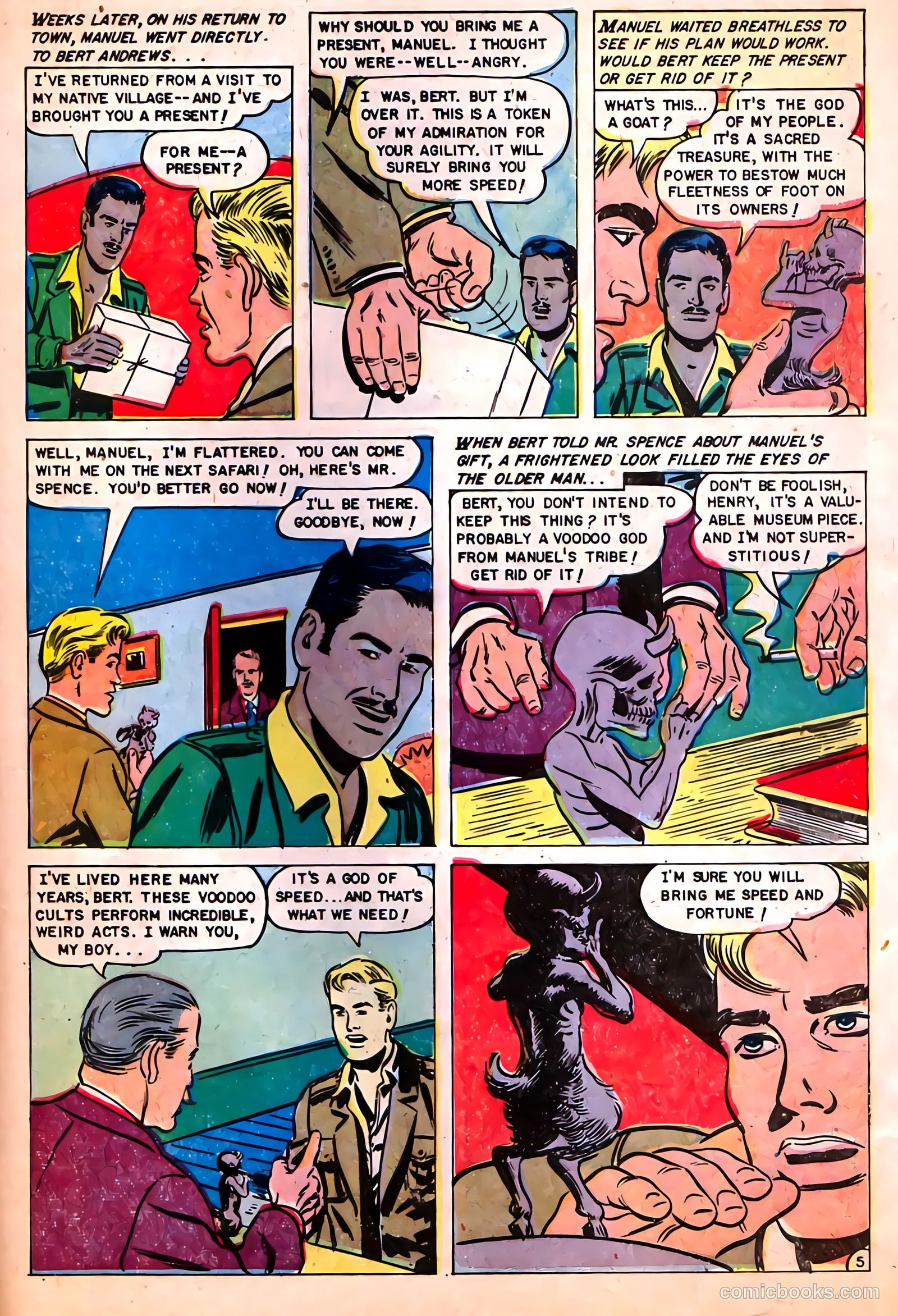 Mysterious Adventures #10 (1952) — page 31 of 36