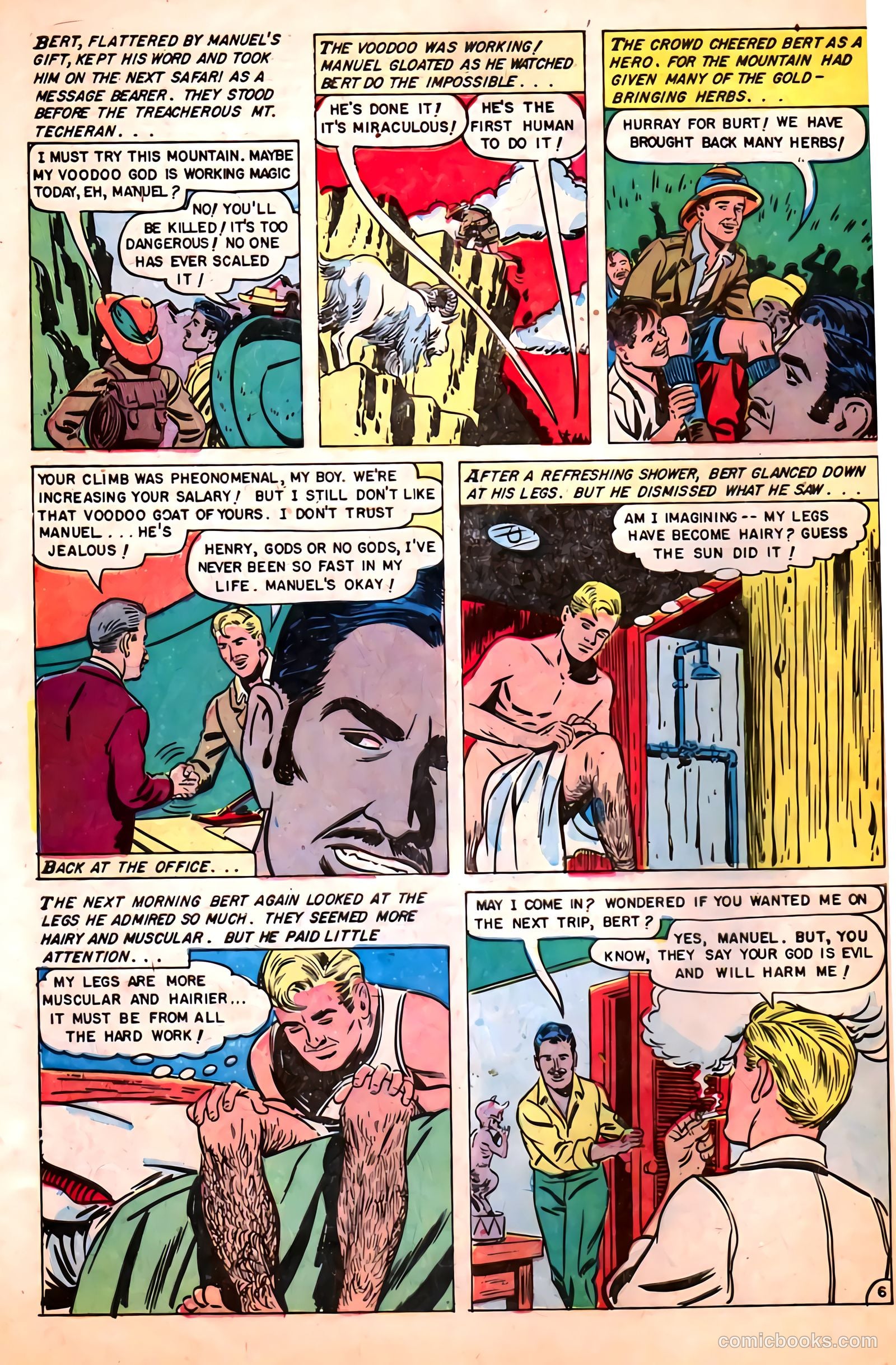 Mysterious Adventures #10 (1952) — page 32 of 36
