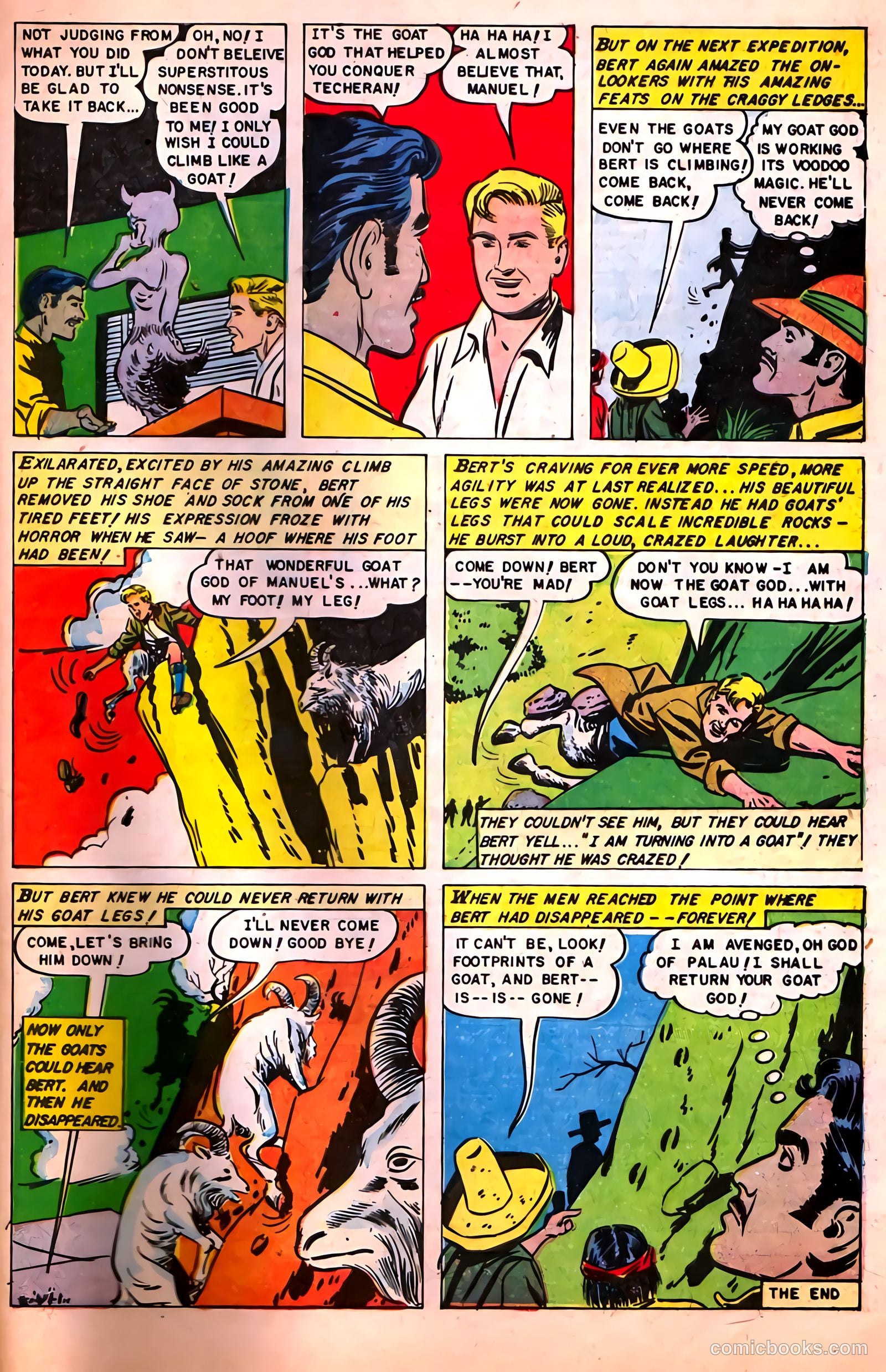 Mysterious Adventures #10 (1952) — page 33 of 36