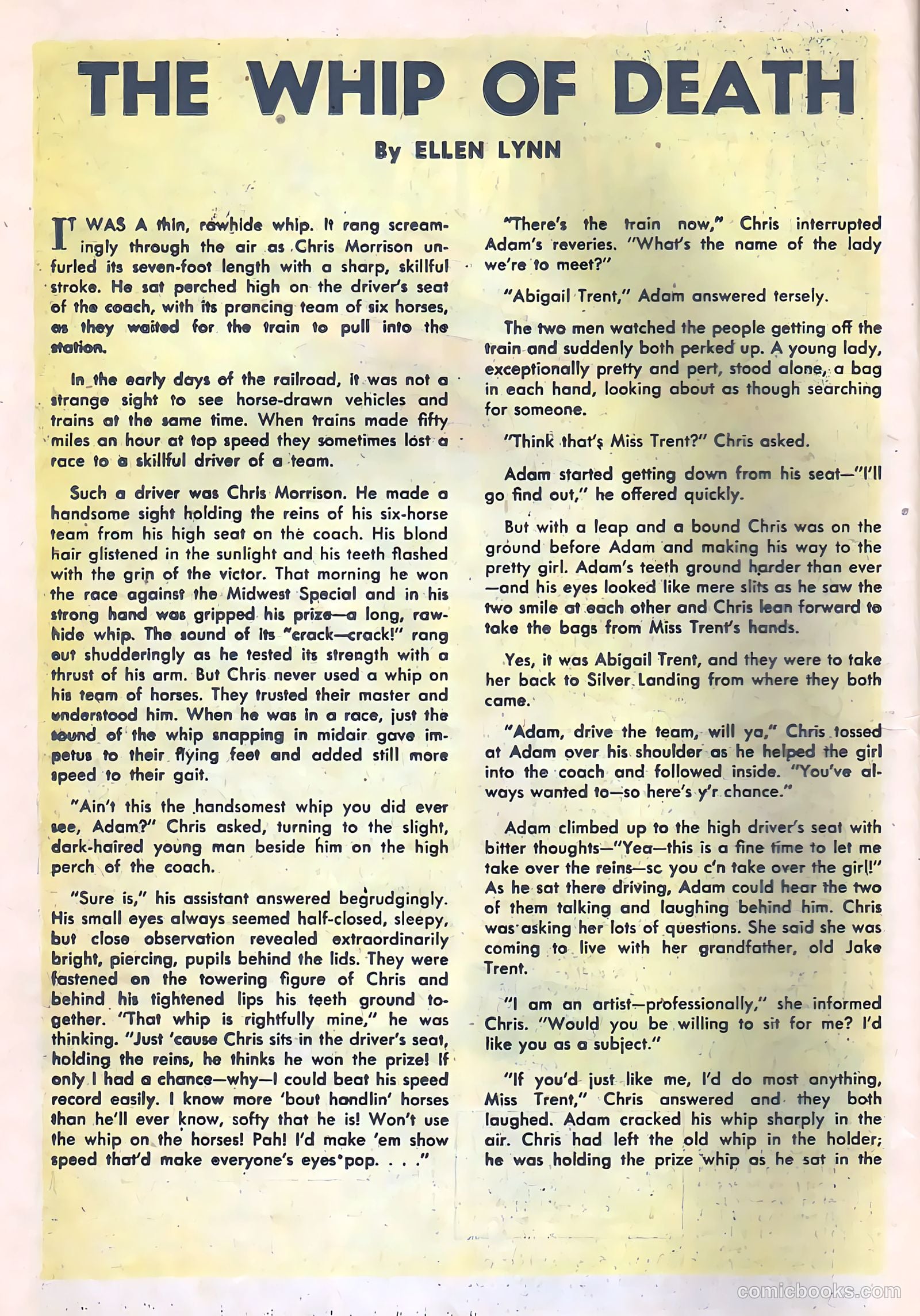 Mysterious Adventures #11 (1952) — page 18 of 36